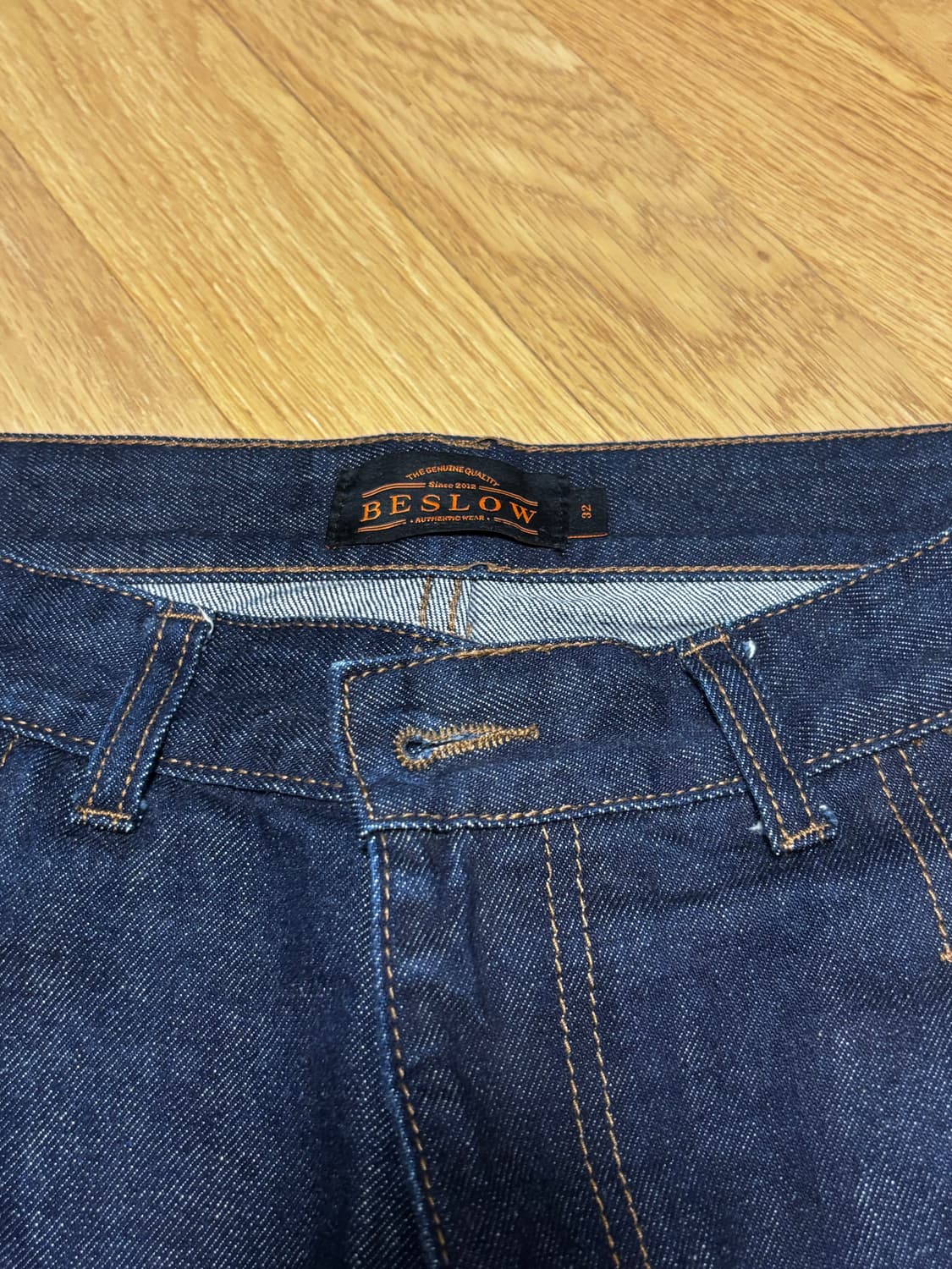 비슬로우 COMFY ONE TUCK SELVAGE DENIM PANTS 상품이미지8