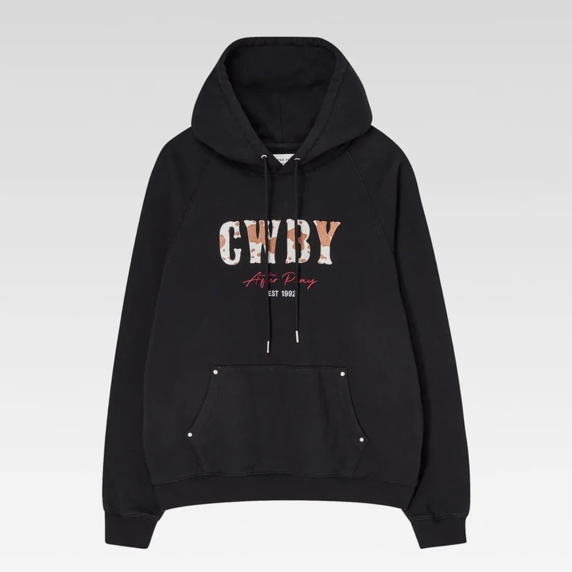 애프터프레이 CWBY 풀오버 스웨트 후디 블랙 상품이미지1