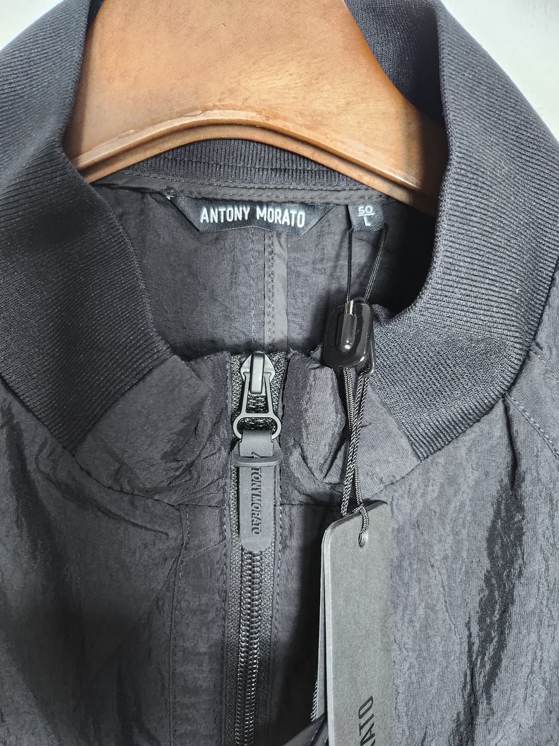안토니모라토 블랙 나일론 자켓 상품이미지2