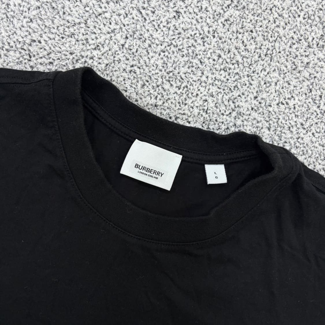 L 버버리 남성 로고 자수 반팔 티셔츠 0420J 상품이미지2