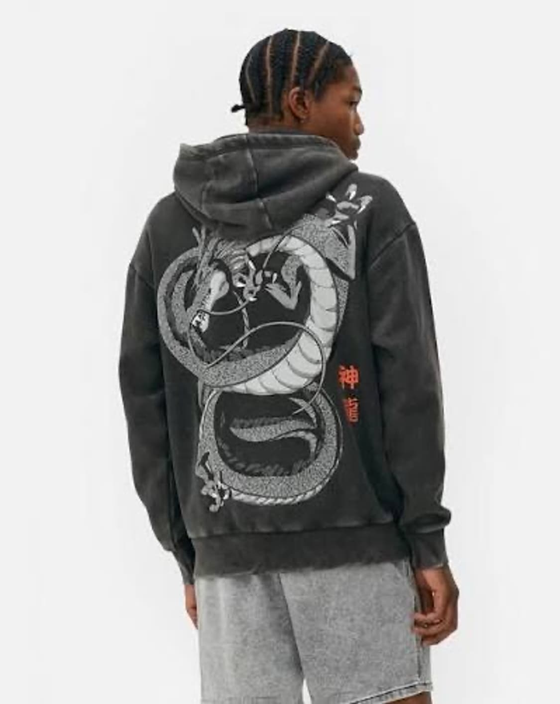 공식 드래곤볼 피그먼트 후드티 상품이미지1