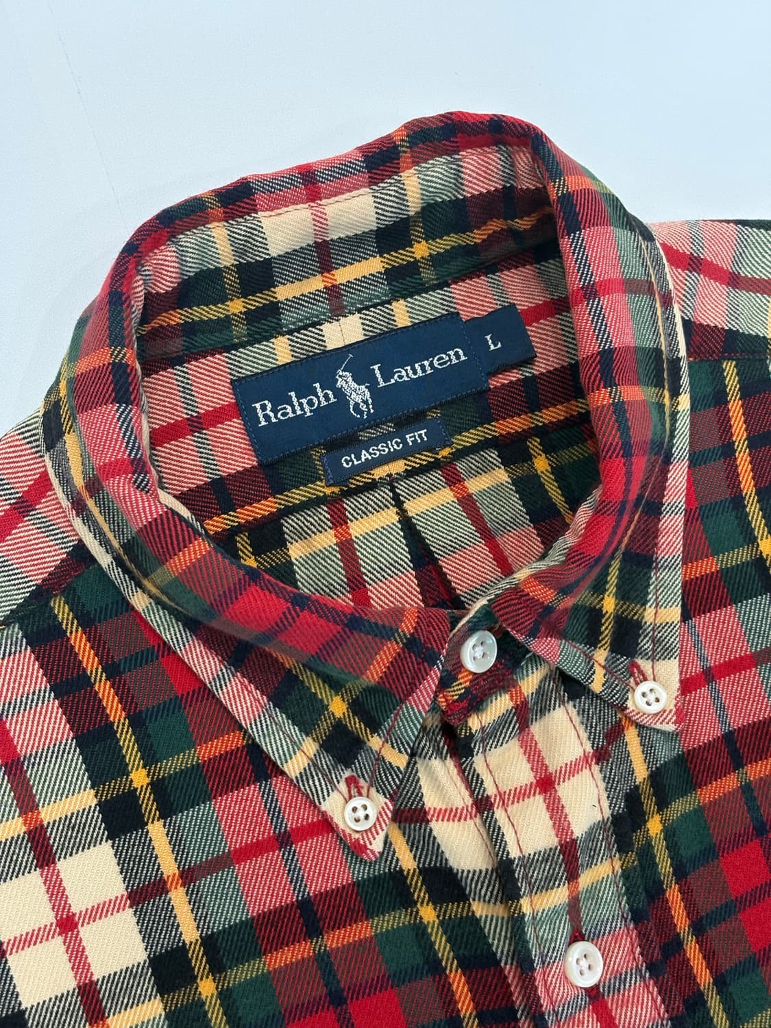 Polo 폴로랄프로렌 체크 타탄 셔츠 상품이미지4