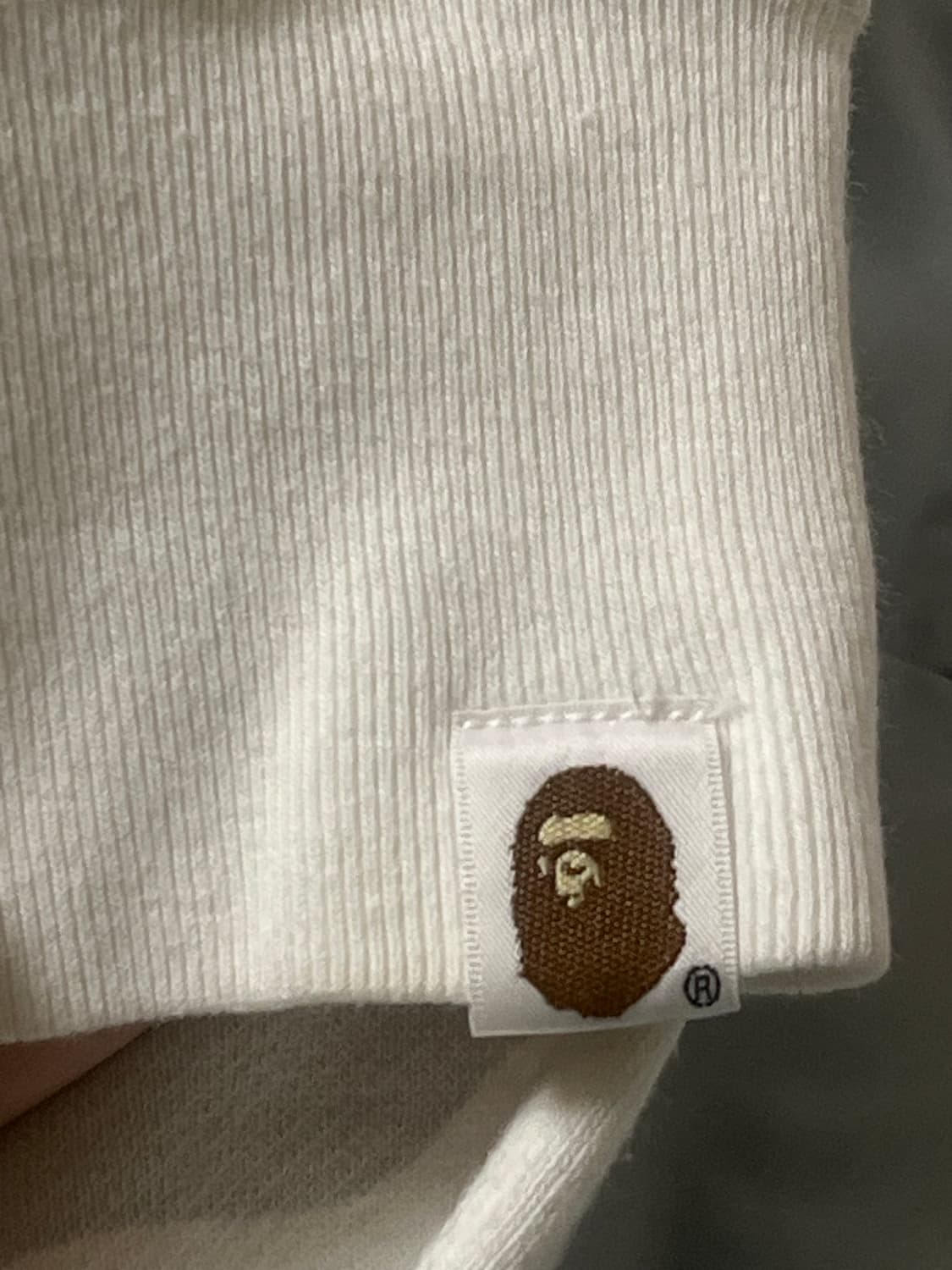 베이프 백계 야광 후드집업 L 상품이미지3