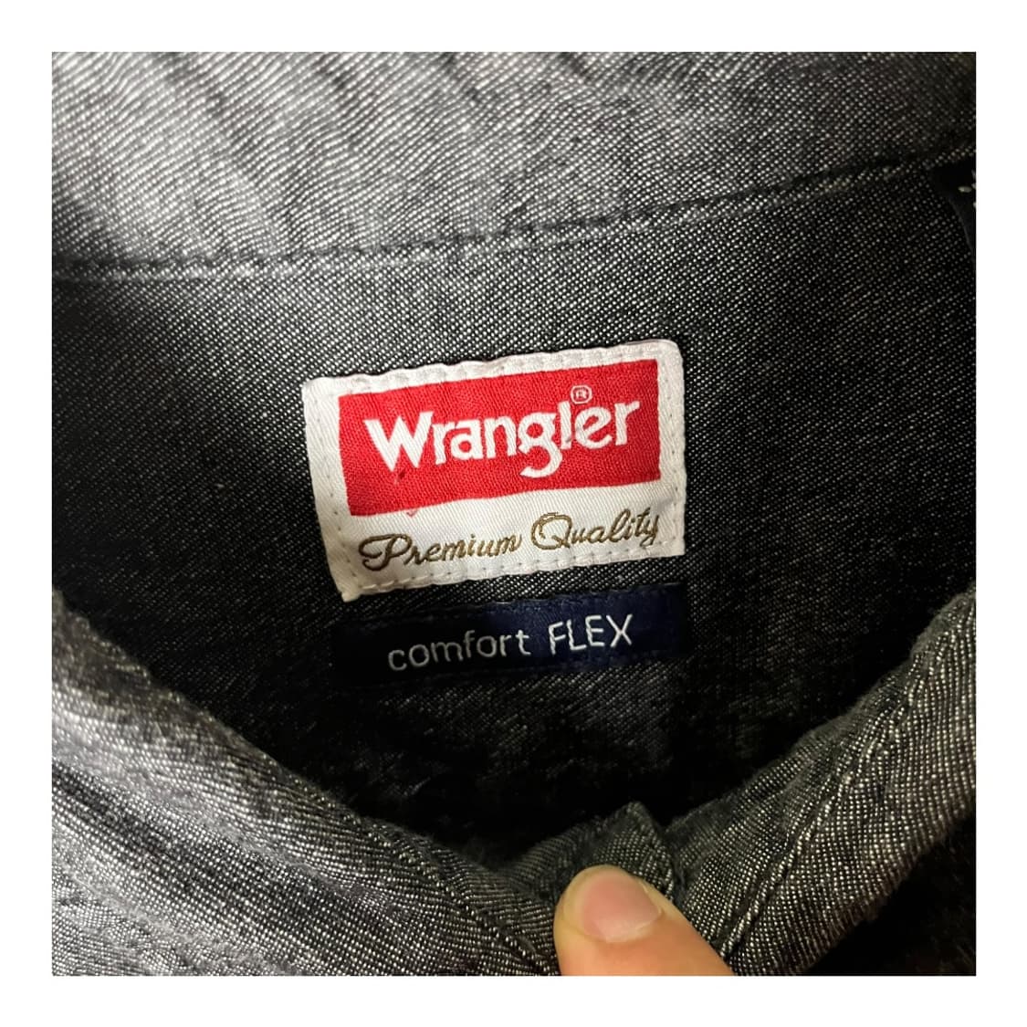 [Wrangler] 렝글러 투포켓 워크 데님셔츠 상품이미지3