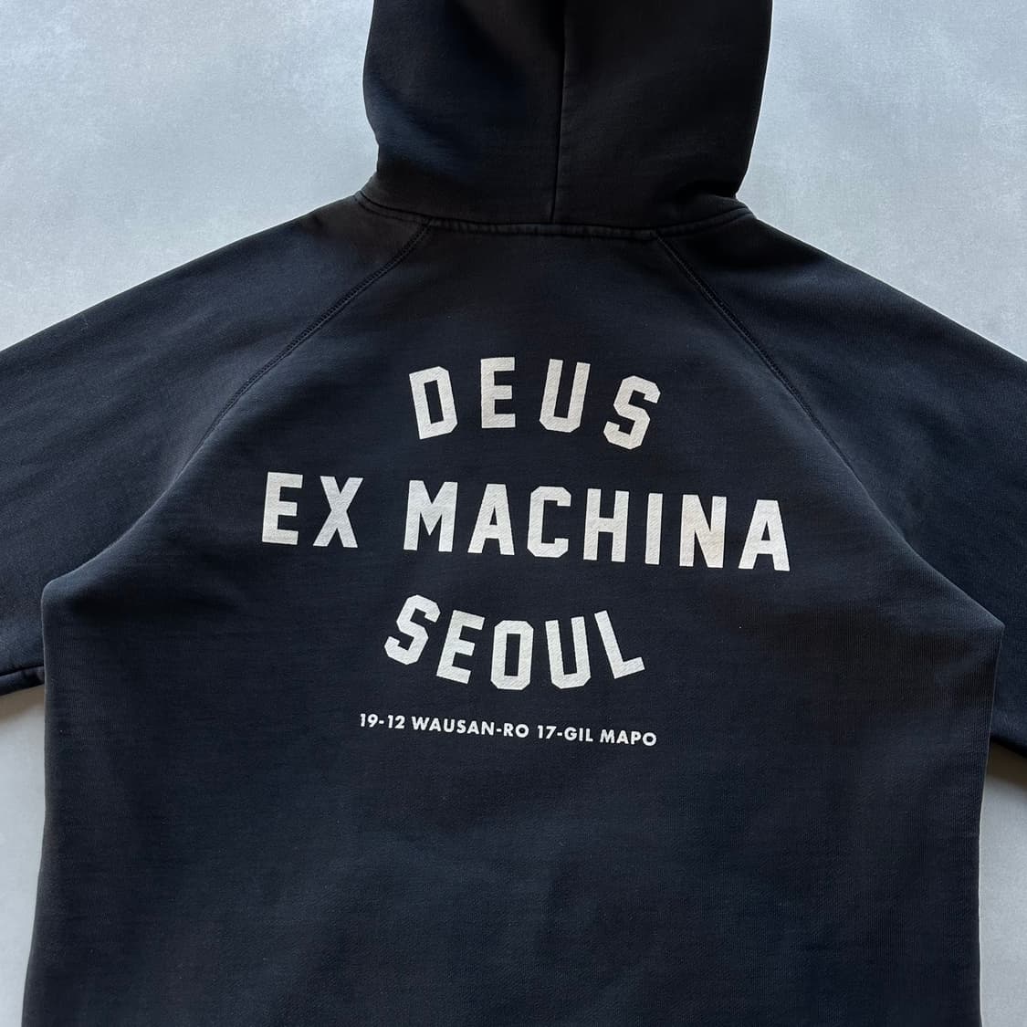 [L]데우스 엑스 마키나 서울 어드레스 헤비스웻 기모 후드 상품이미지5