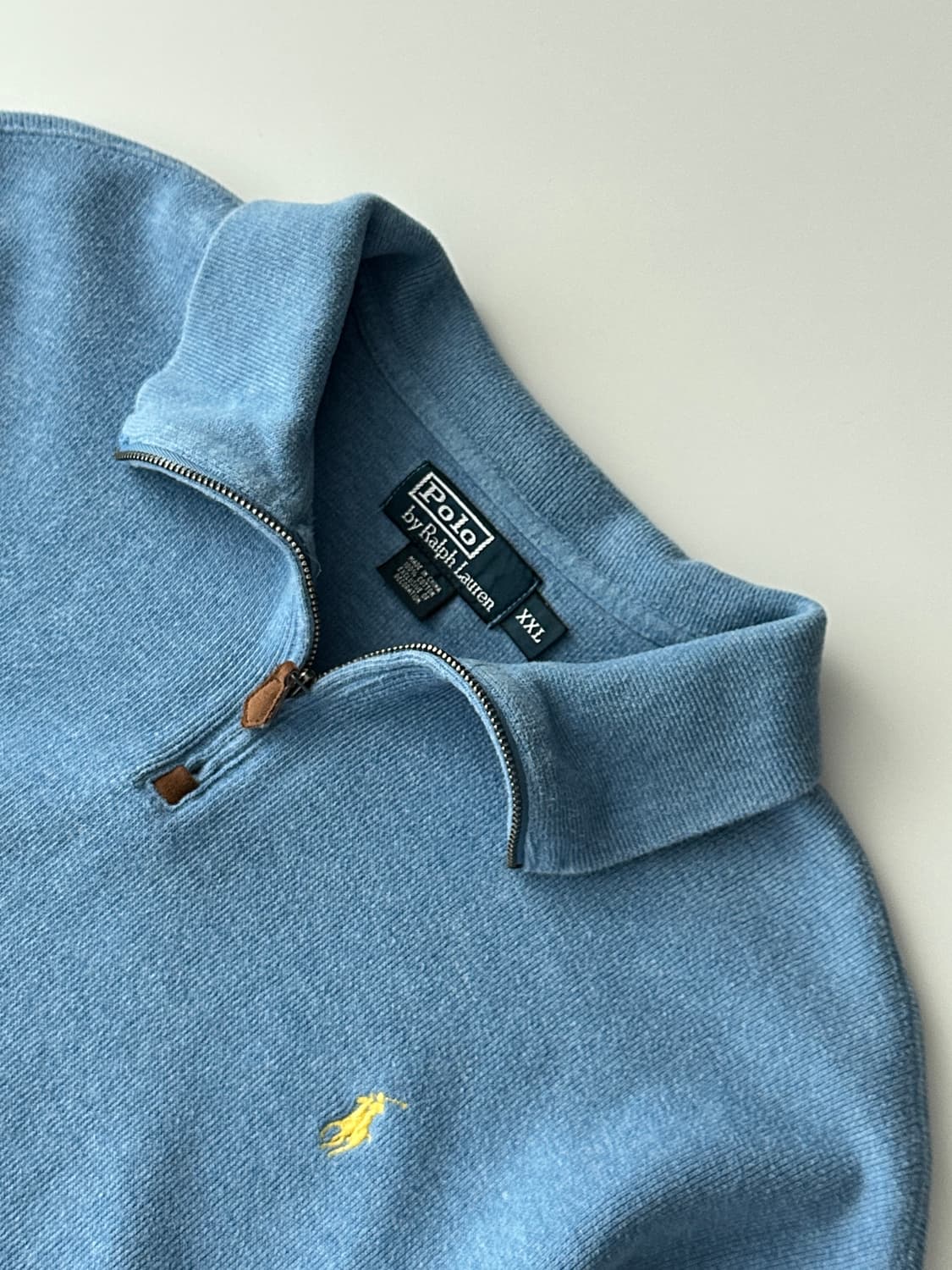 폴로 랄프로렌 반집업 니트 XXL 상품이미지5