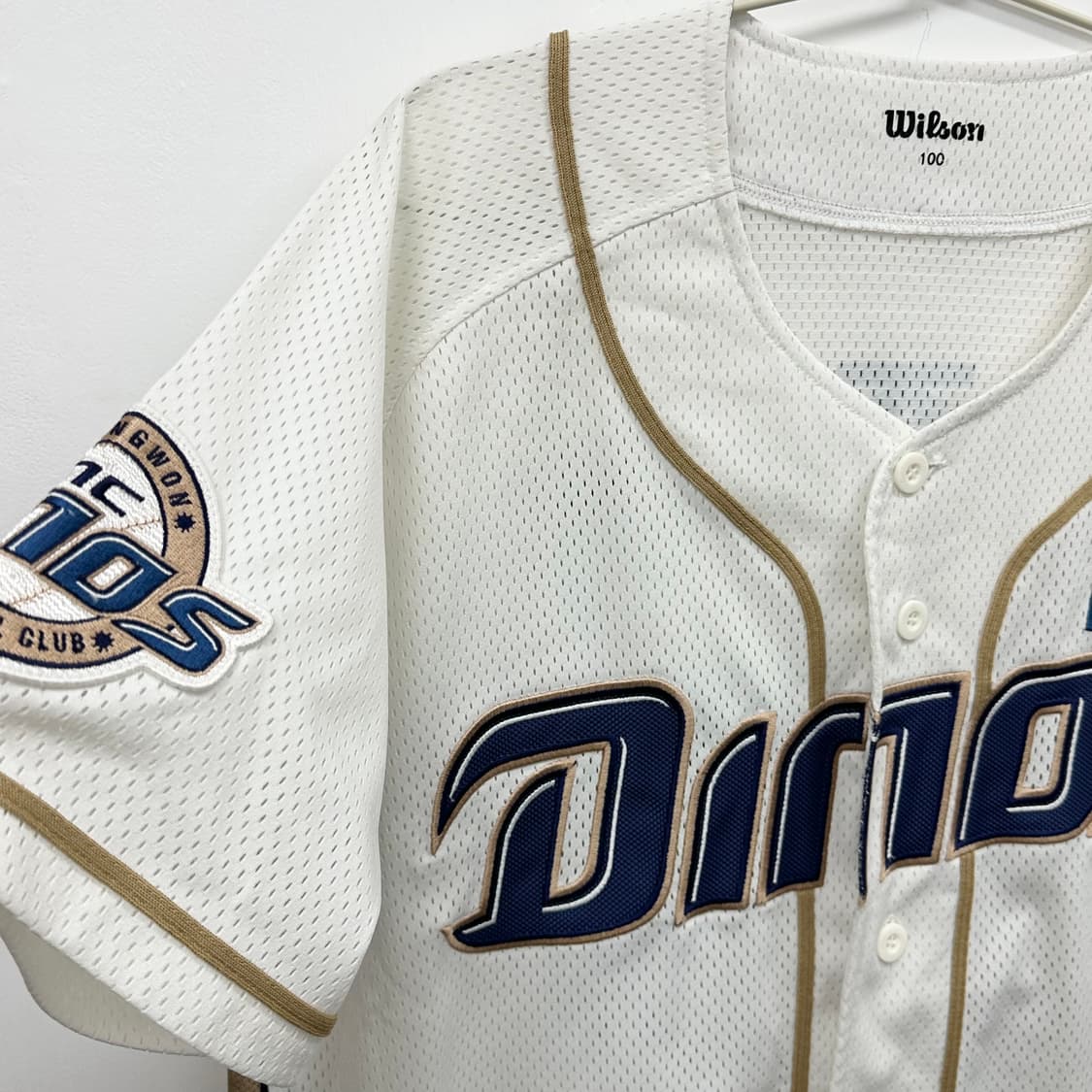 윌슨 NC다이노스 홈 이종욱 마킹 유니폼 100 상품이미지4