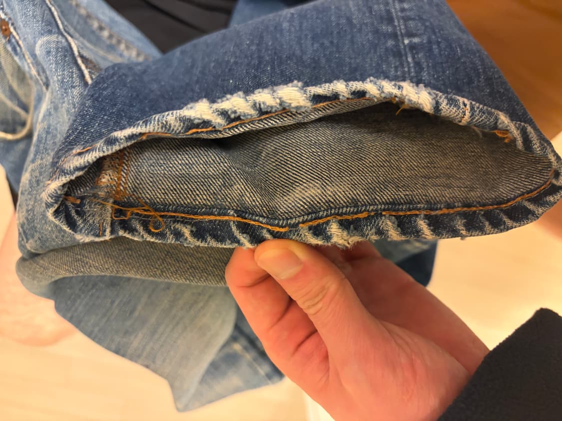 60s 오리지널 빈티지 리바이스 505 Big E 데님 상품이미지9