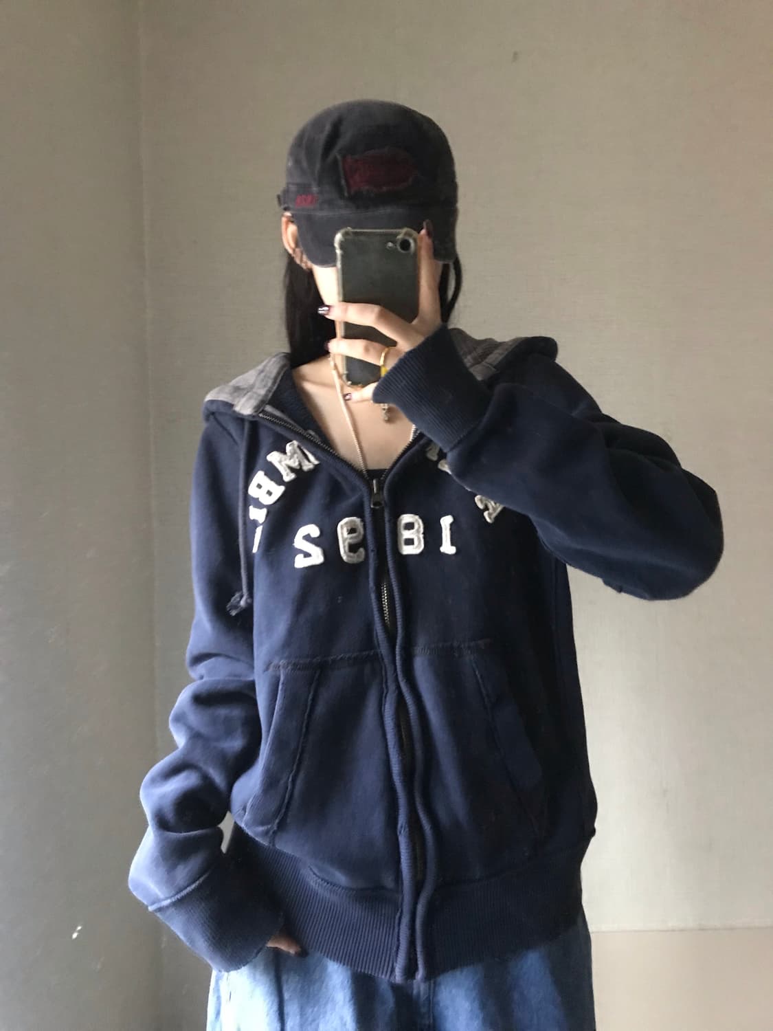 아베크롬비 네이비 후드집업 상품이미지1