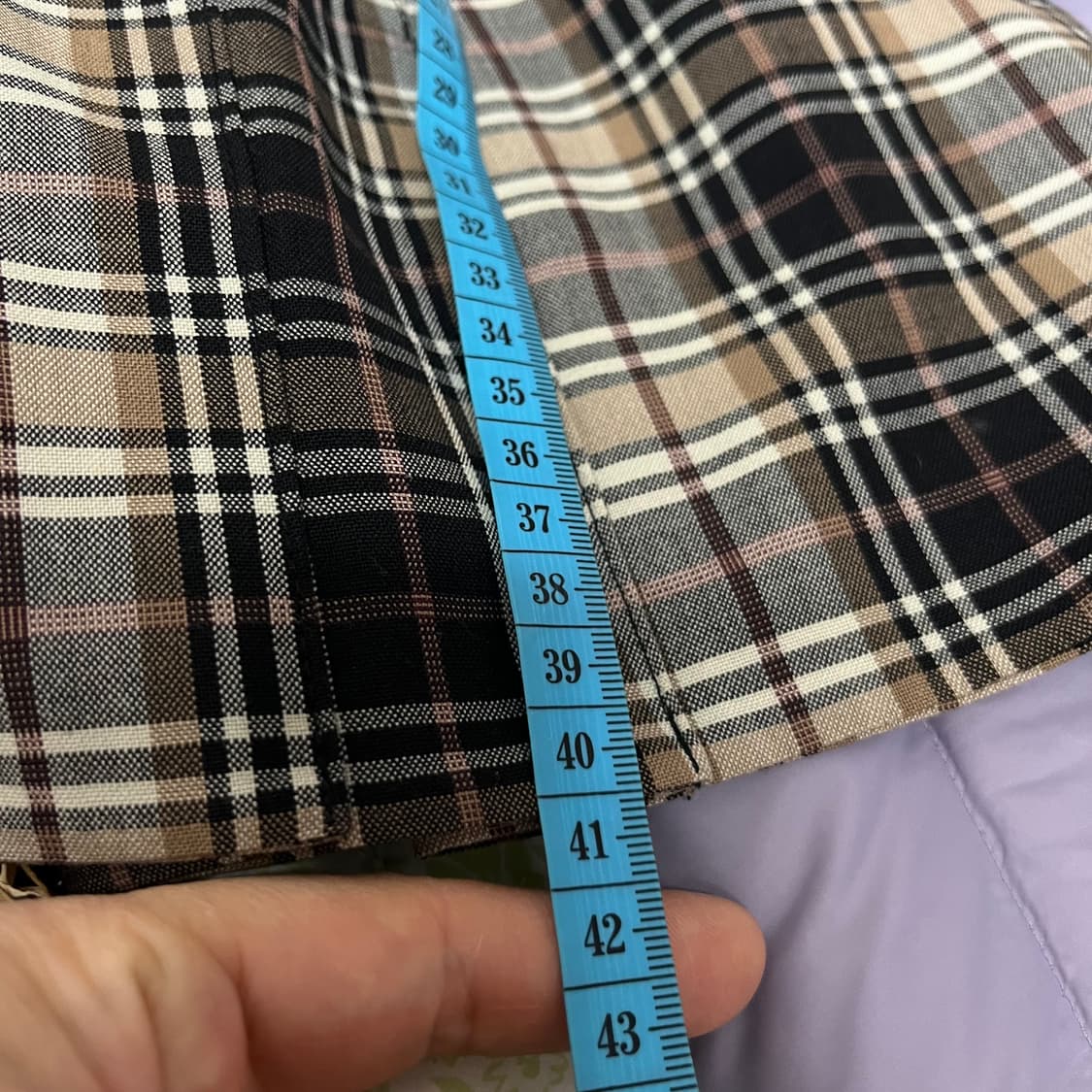 교복치마 짧치 체크치마 교복짧치 스커트 71 상품이미지5