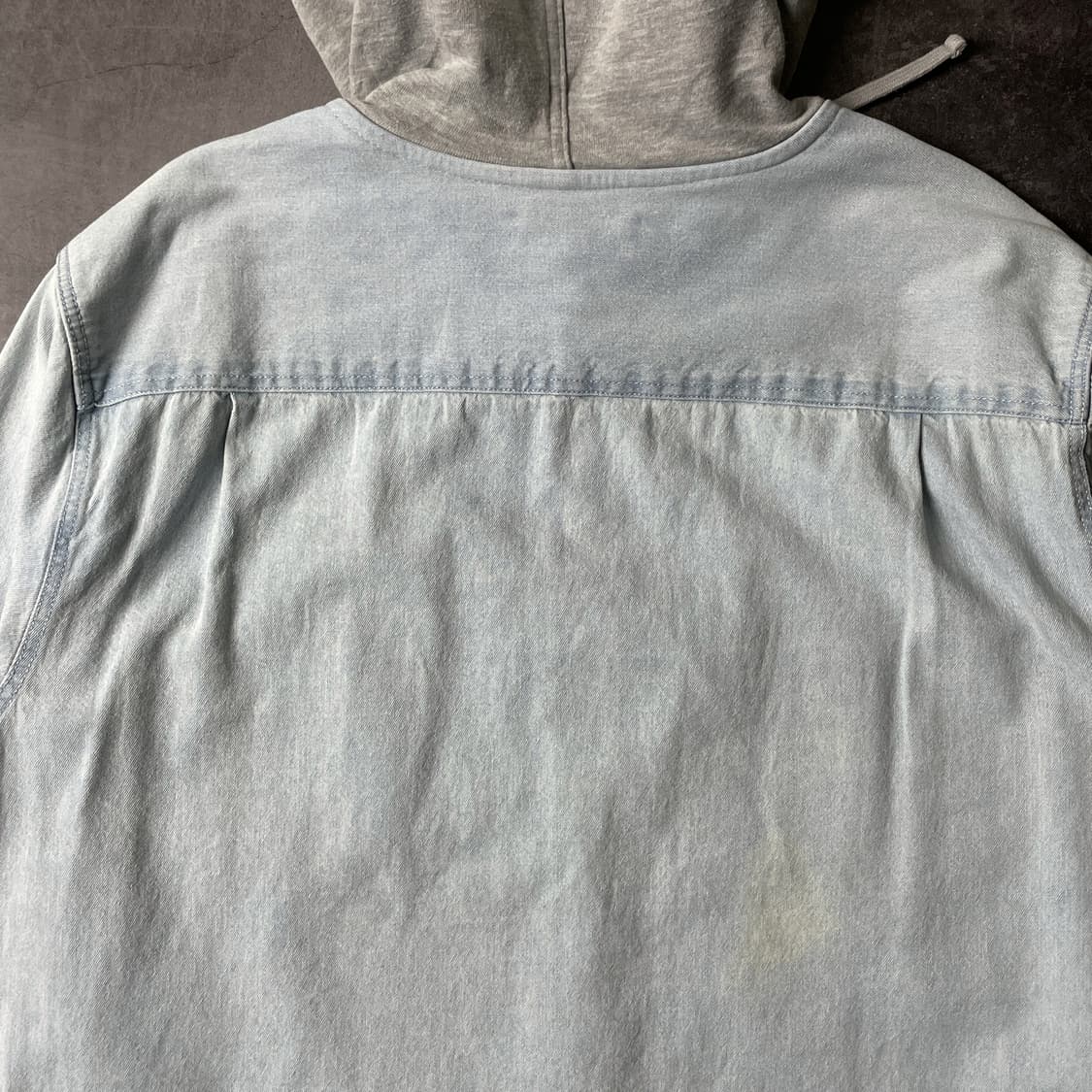 PACSUN 빈티지 코튼 데님 후드셔츠 상품이미지6