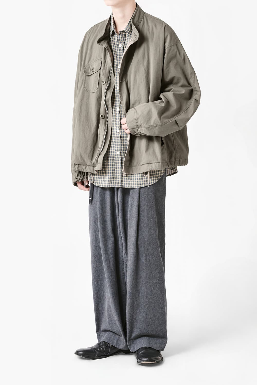 3사) 이얼즈어고 워시드 랜드파카 머드 상품이미지4