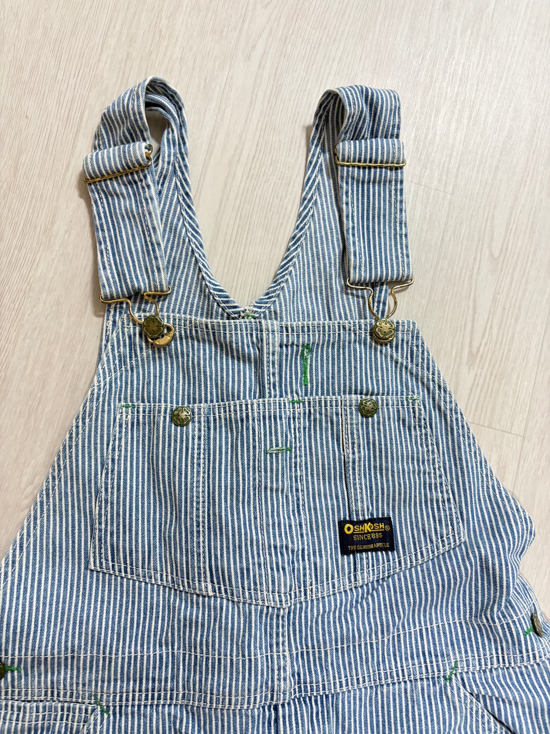 오시코시 스트라이프 오버롤 32x30 상품이미지2