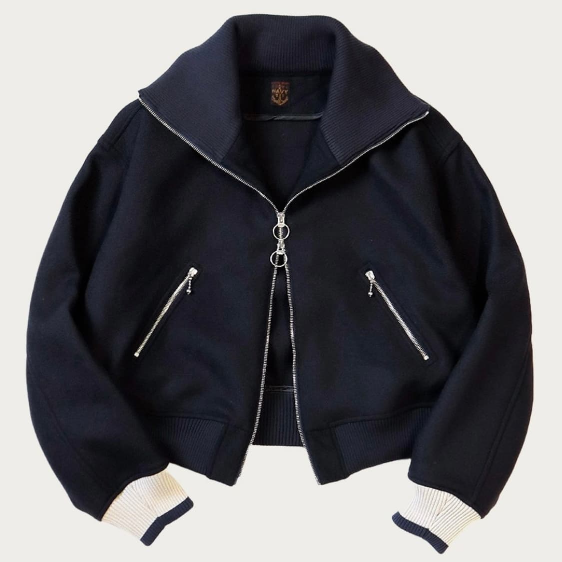 Kapital 캐피탈 플란넬 집 비콘 블루종 네이비 자켓 상품이미지1