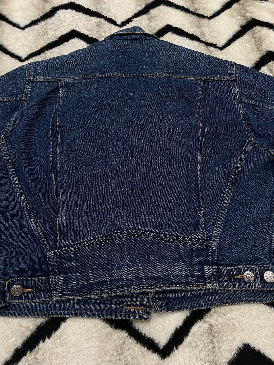 [M]에드윈 80s 패치드 누빔 오버핏 데님 자켓 상품이미지5