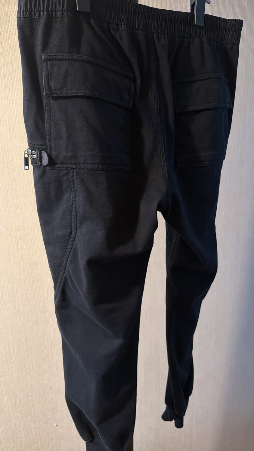 릭오웬스 블랙 포켓 조거팬츠 상품이미지4