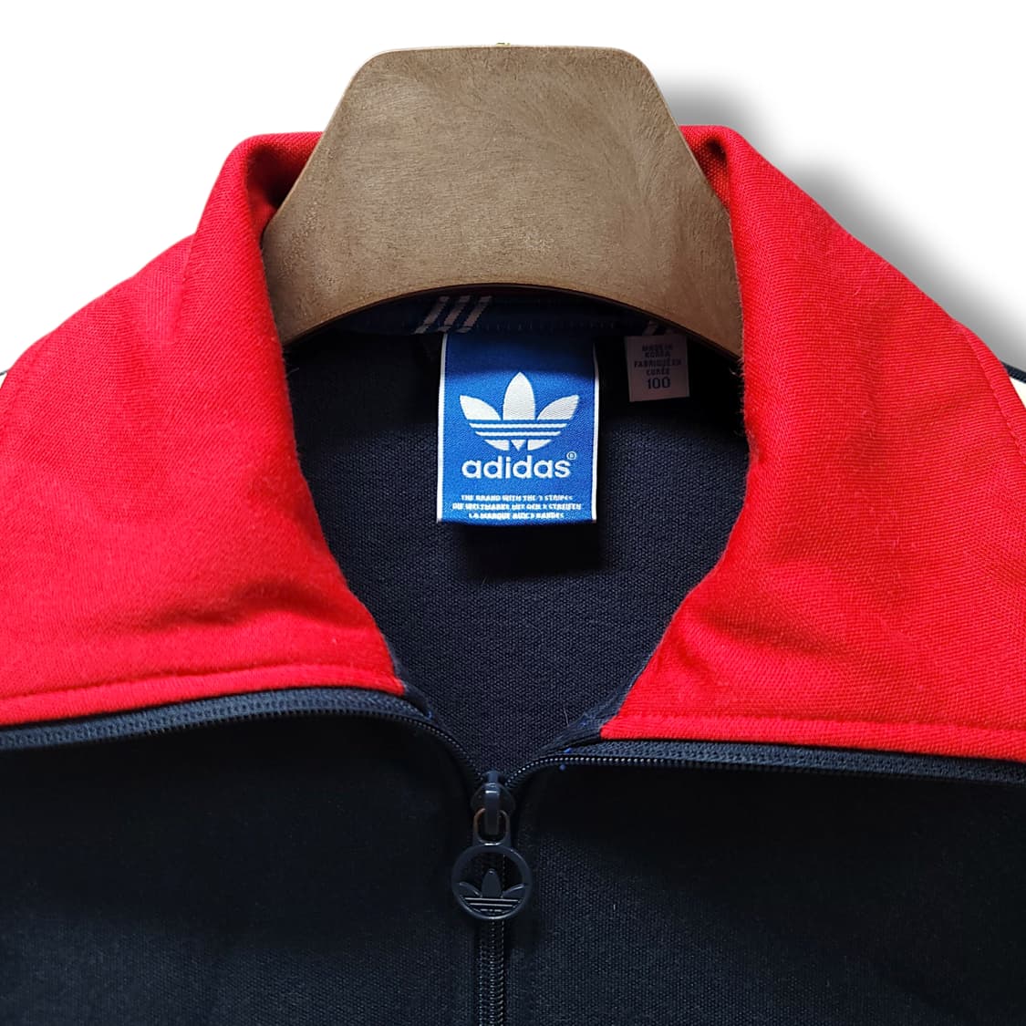 [100] 아디다스 네이비&화이트 라인 시보리 레드 유로파 트랙탑 져지 상품이미지8
