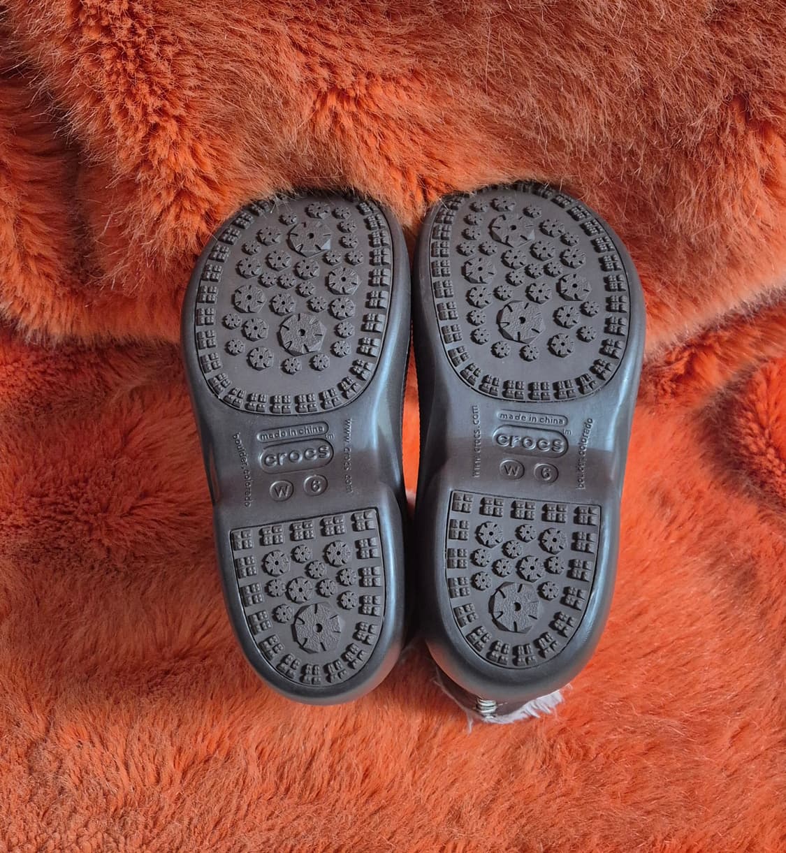 크록스 퍼 부츠 털부츠 방한화 W6 미사용보관품 상품이미지5