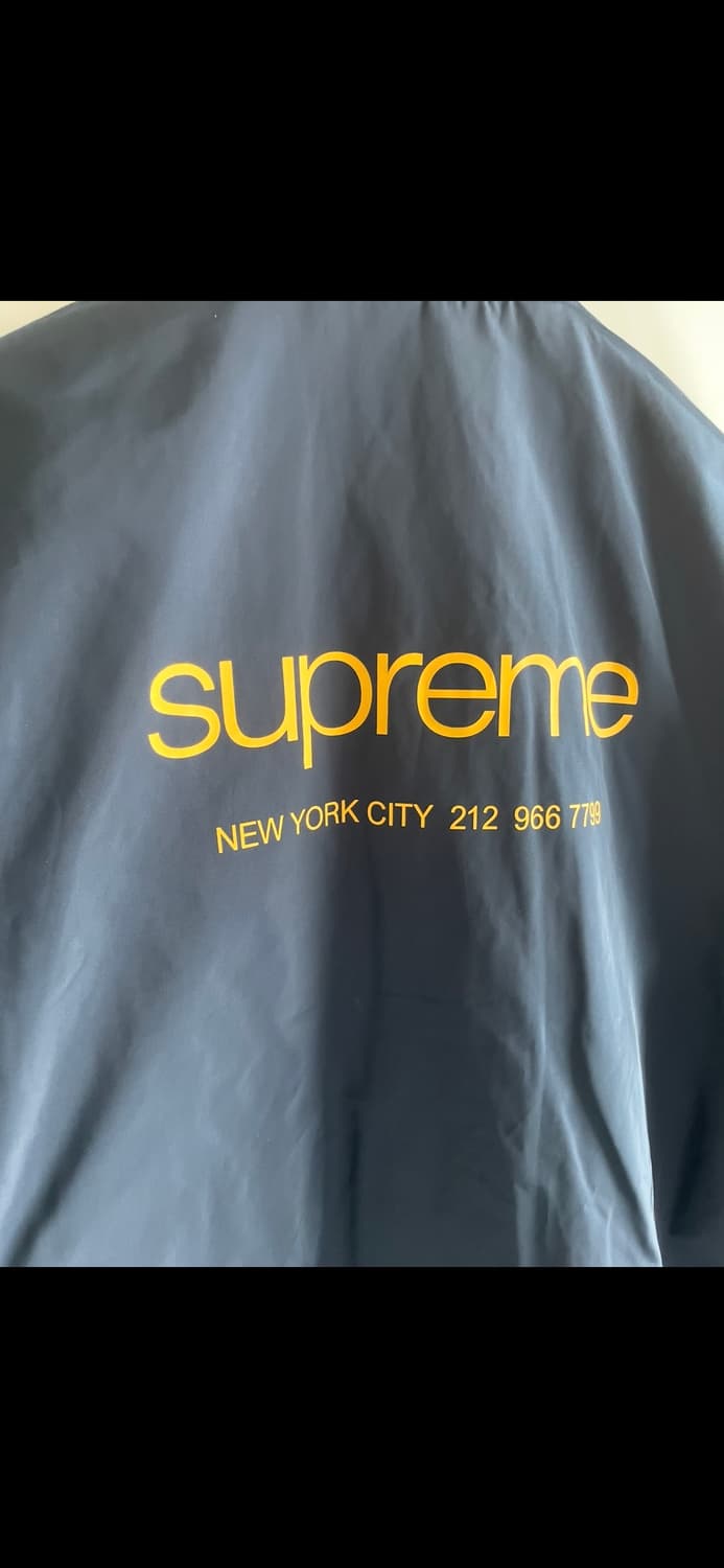 [S] 슈프림 NYC 코치 자켓 네이비 - 23FW 상품이미지6