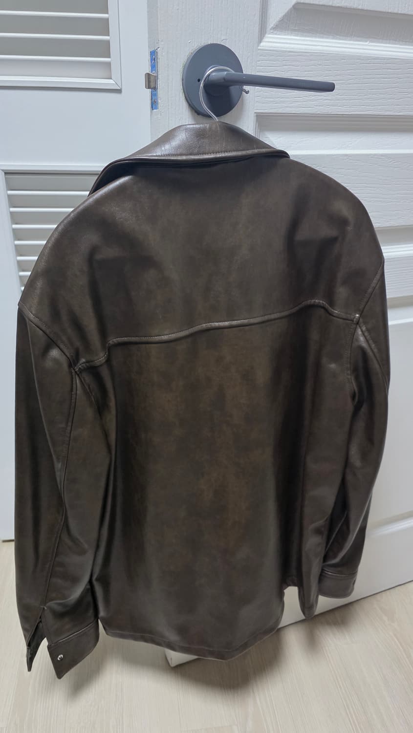 자라 브라운 가죽자켓 상품이미지2