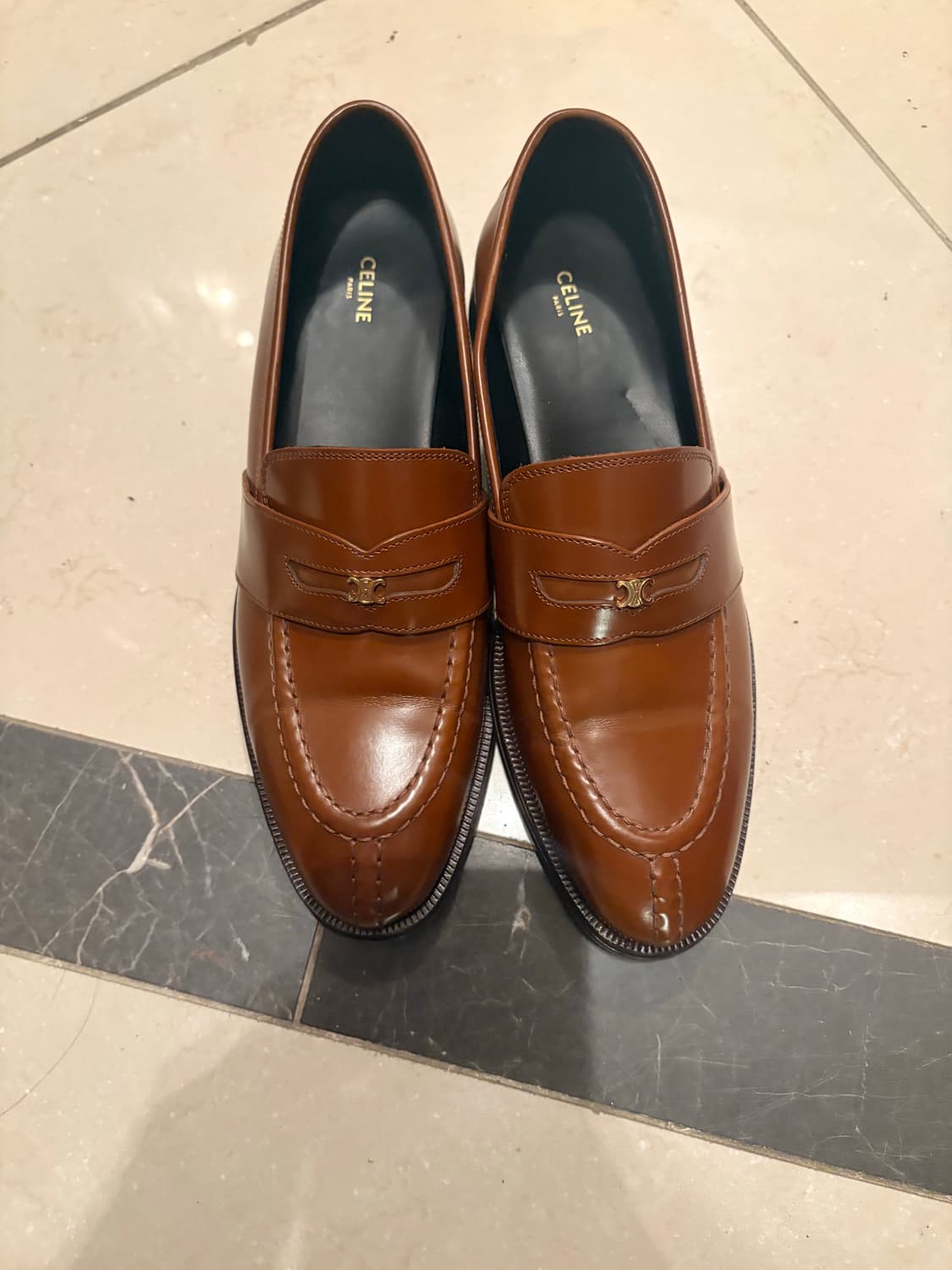 셀린느 말라케 로퍼 37사이즈 브라운  상품이미지3