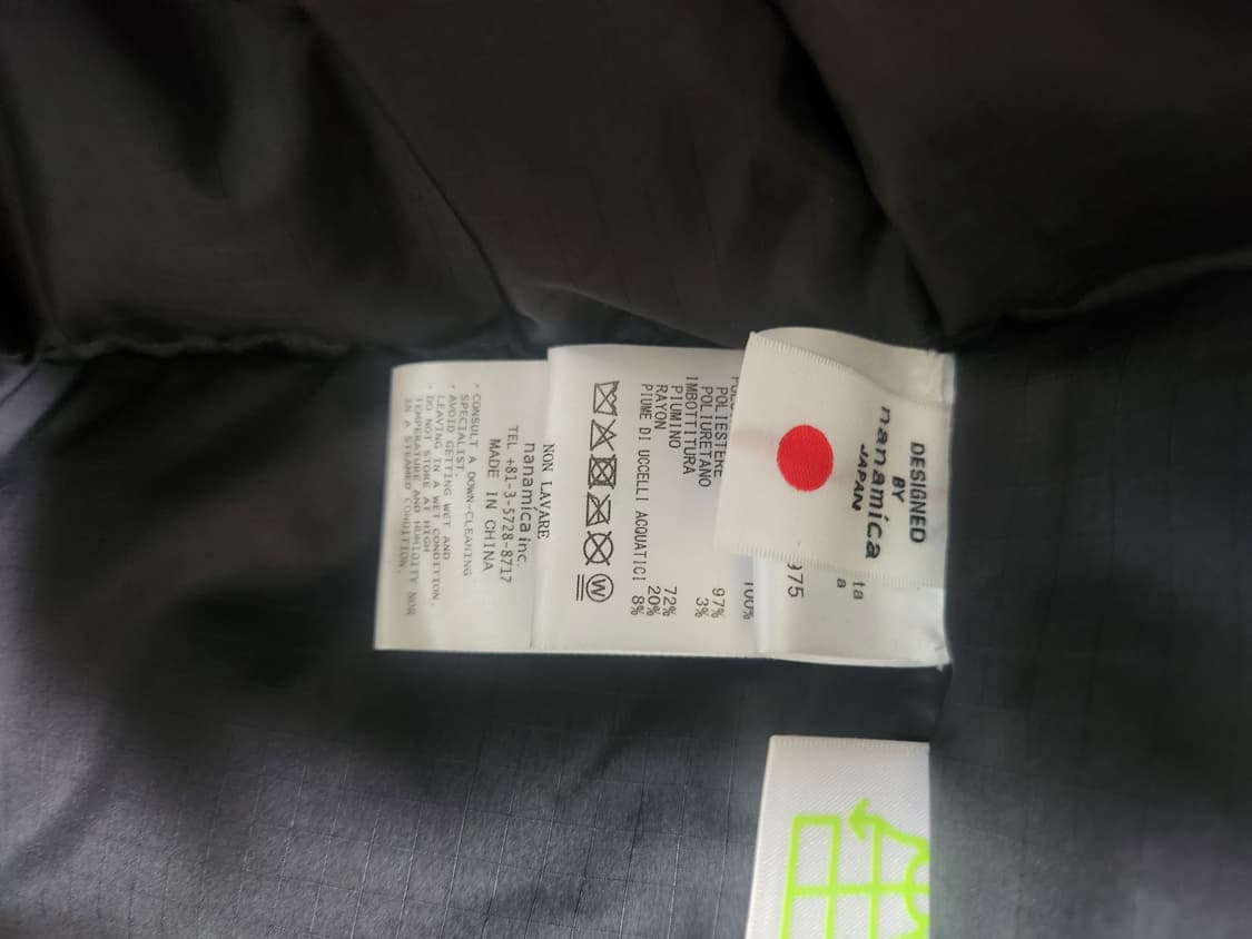 나나미카 고어텍스 후드 다운 자켓 블랙 L 상품이미지3