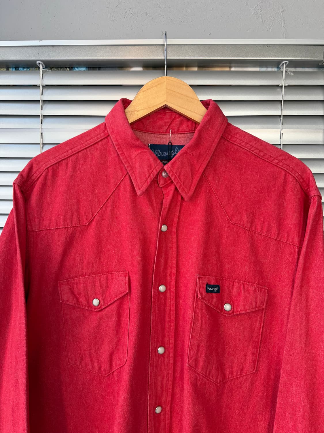 Wrangler 80-90s USA x-long tails 웨스턴 셔츠 상품이미지3