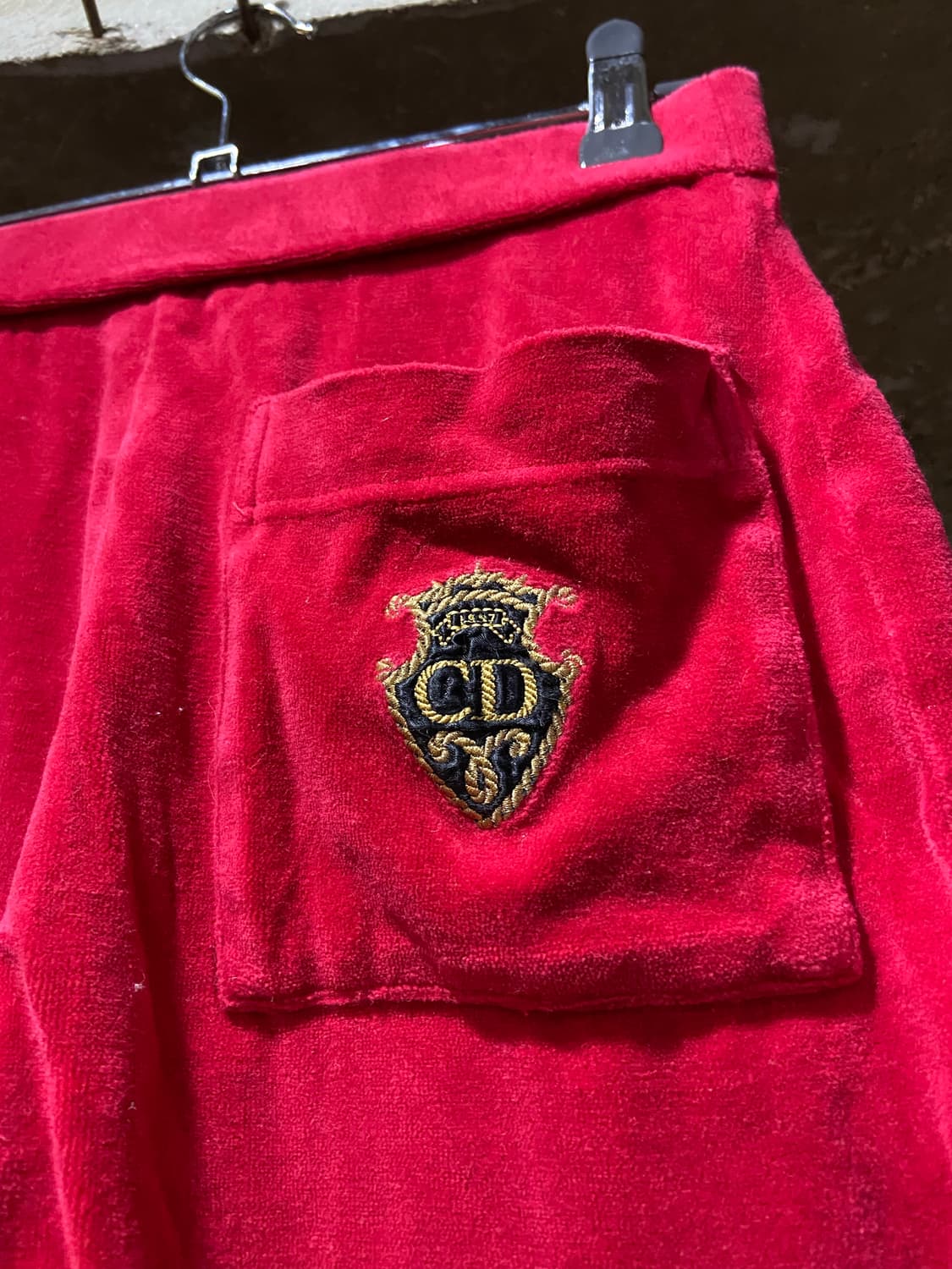 90s Christian Dior 크리스찬 디올 테리 원단 팬츠 상품이미지3