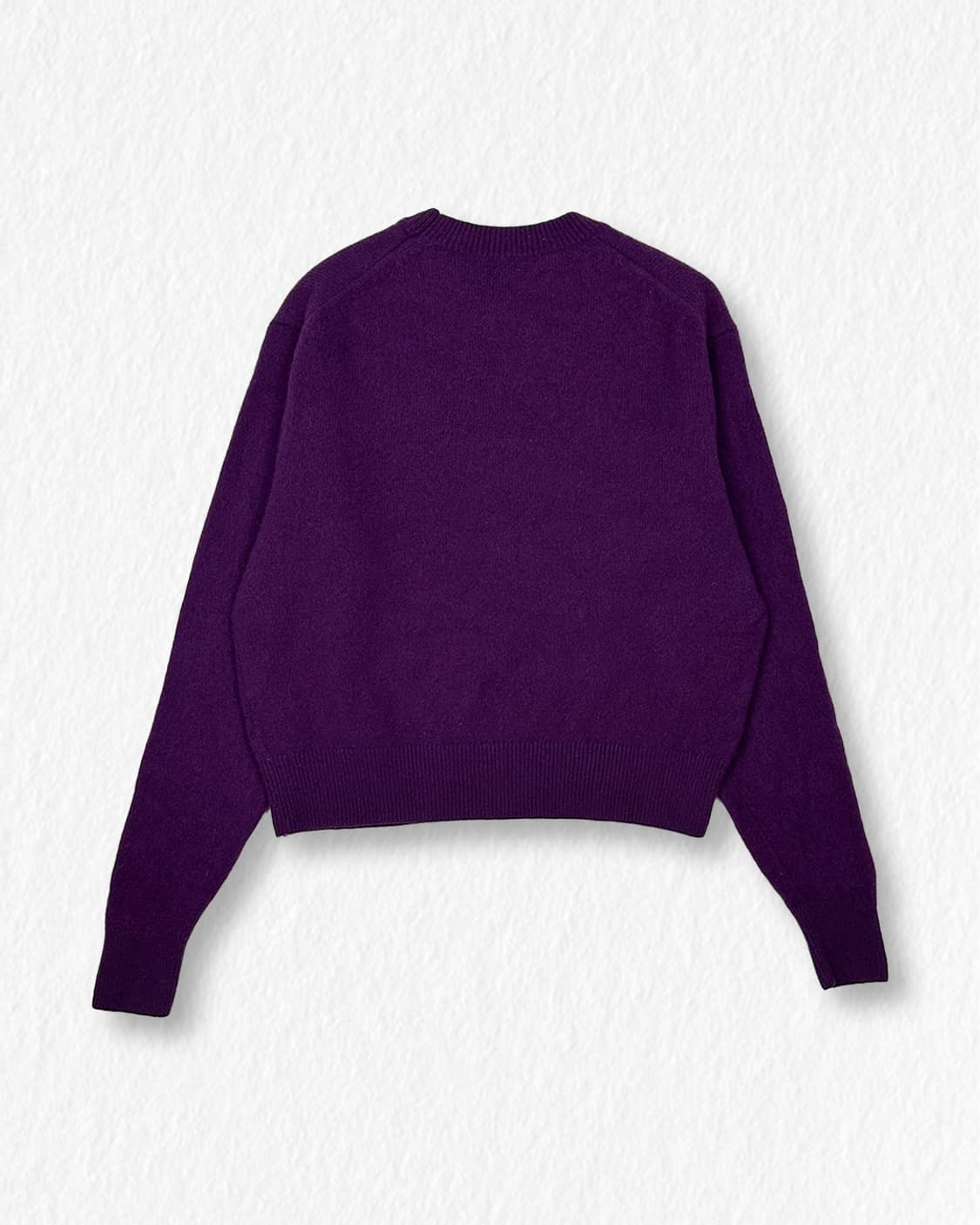 유니클로 울 100% 니트 퍼플 상품이미지2
