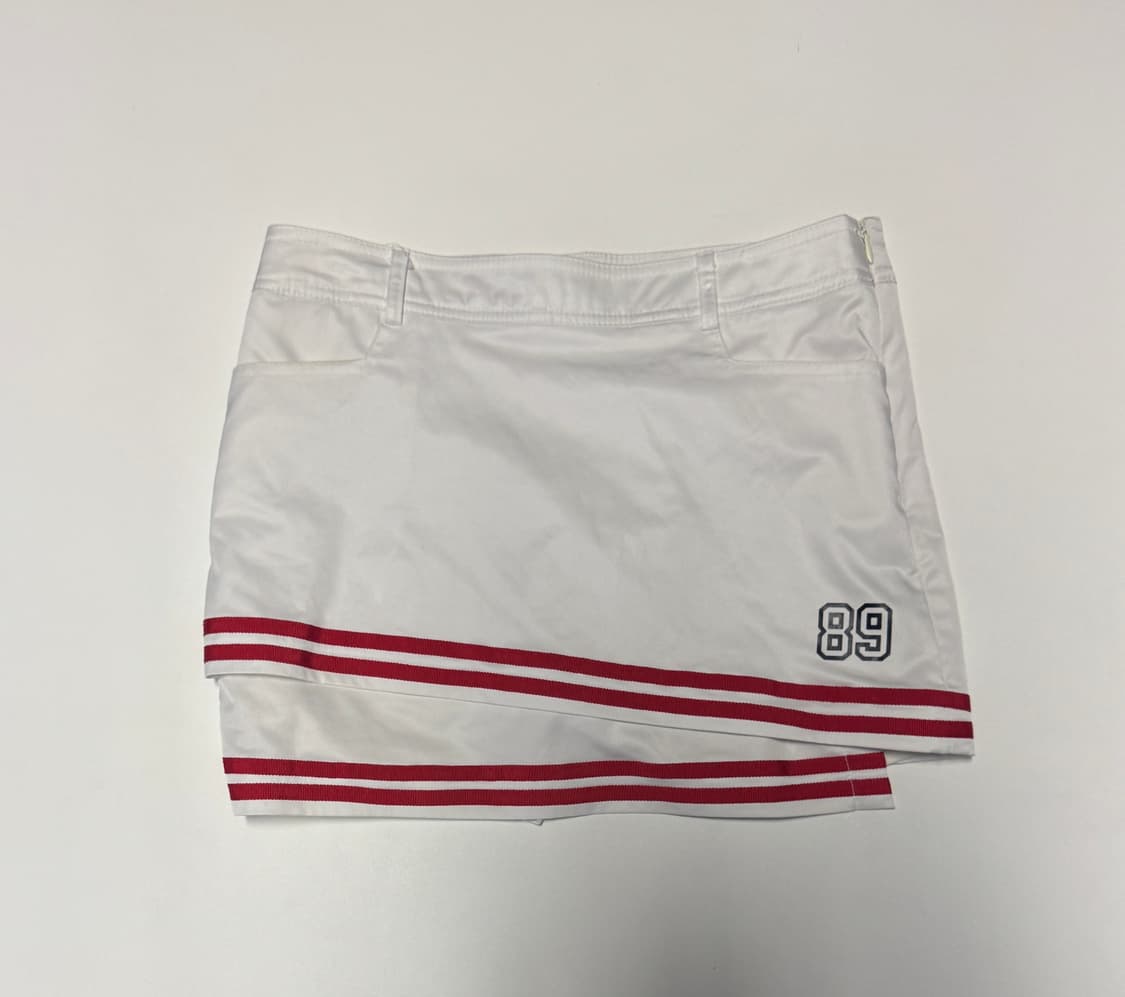 여성 파리게이츠 골프 PG 스커트 치마 바지 1 화이트 상품이미지1