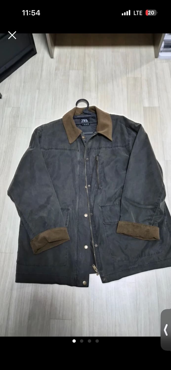 ZARA 자라 헌터 왁스 자켓 L 상품이미지1