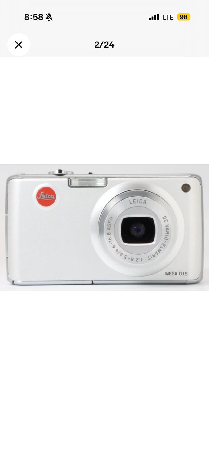 LEICA C-LUX 화이트 민트s급 상품이미지1