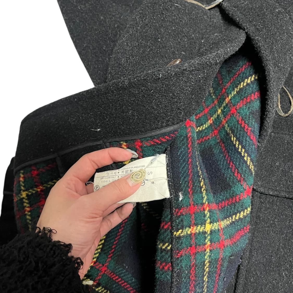 버버리 빈티지 후드 떡볶이 코트  상품이미지4