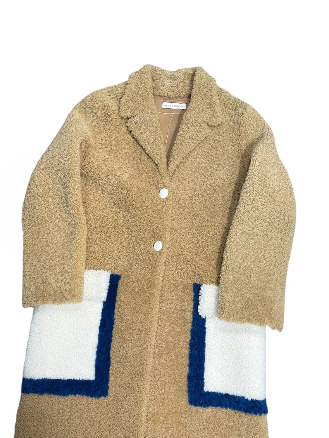 Ines&marechal 한섬 이네스앤마샬 쉽스킨 롱 무스탕 상품이미지2