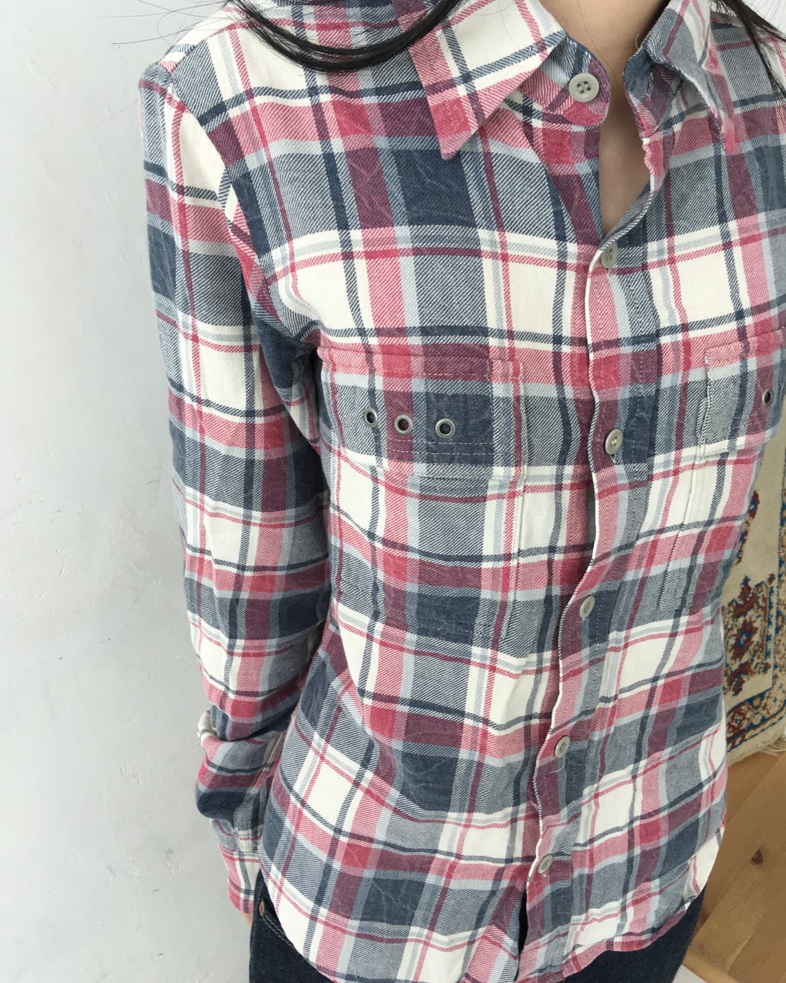 [PLEDGE] Cotton Check Shirts 상품이미지2