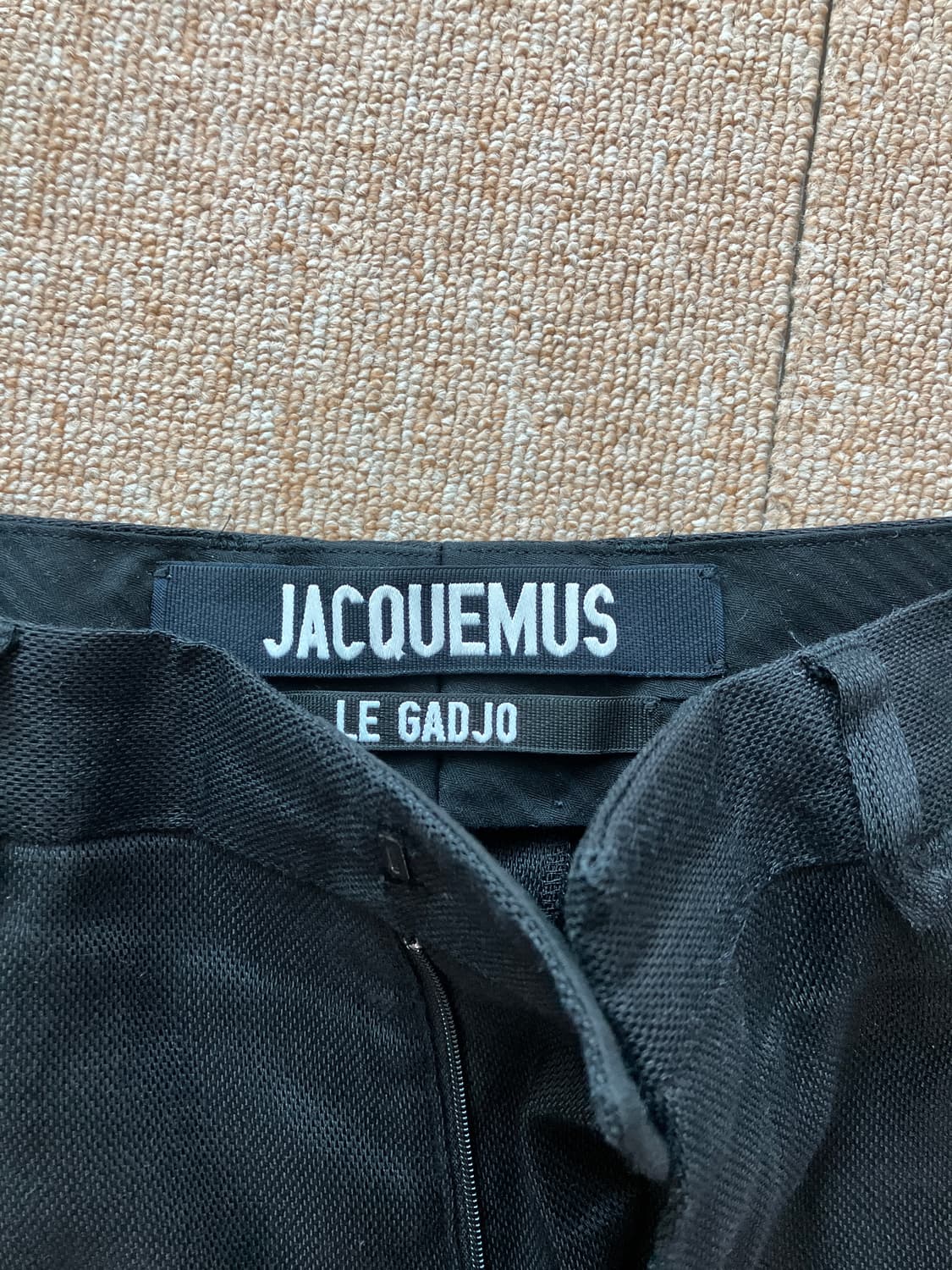 자크뮈스 jacquemus 블랙 슬랙스 팬츠 48 상품이미지2