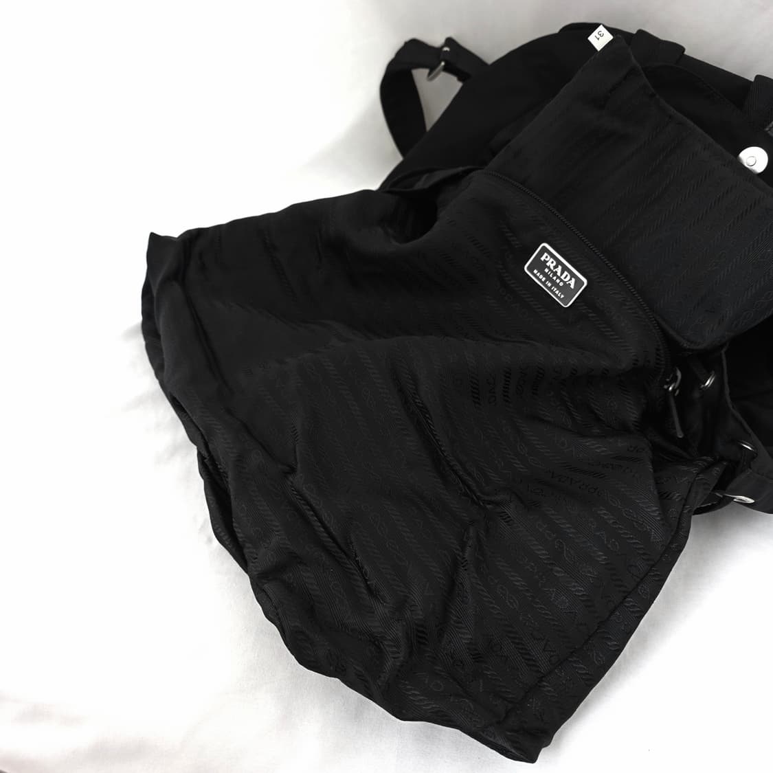 [정품 PRADA] 프라다 투포켓 나일론 빈티지백팩 상품이미지8