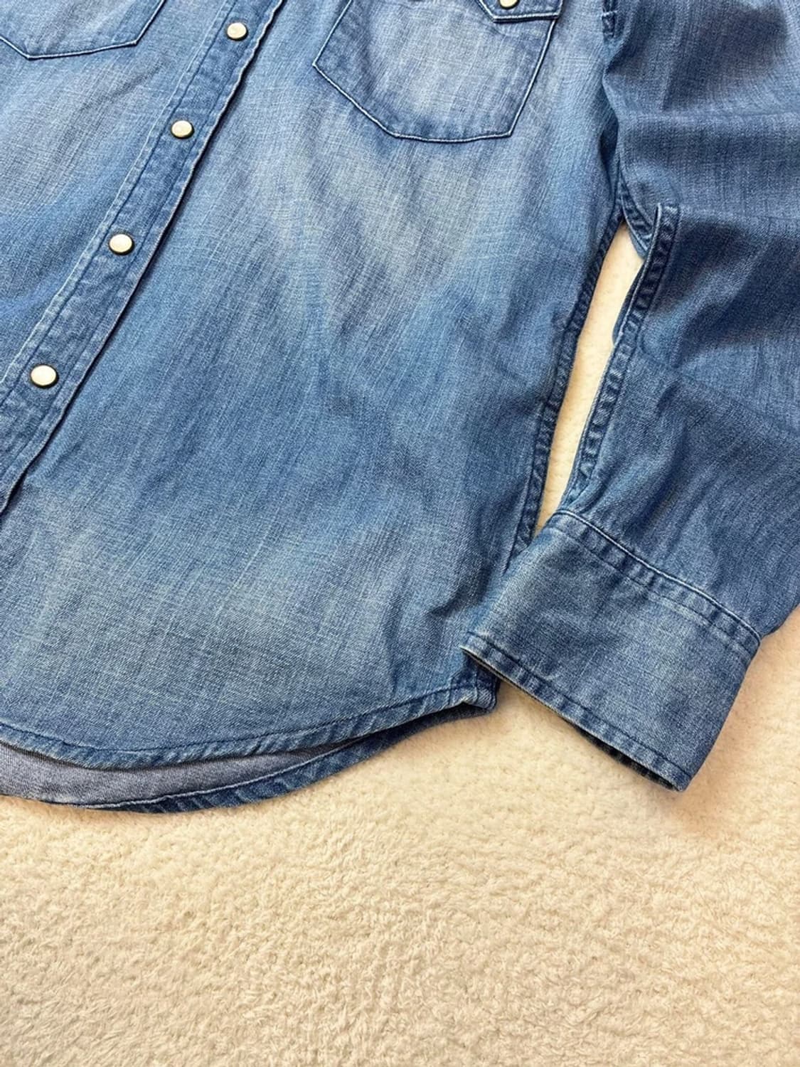 리바이스 페이딩 웨스턴 데님 셔츠 PN5807 상품이미지4