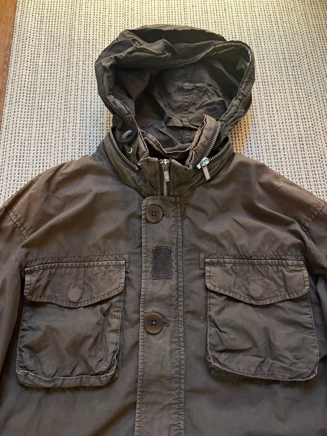 00s 아르마니 진스 밀리터리 필드 자켓 상품이미지2