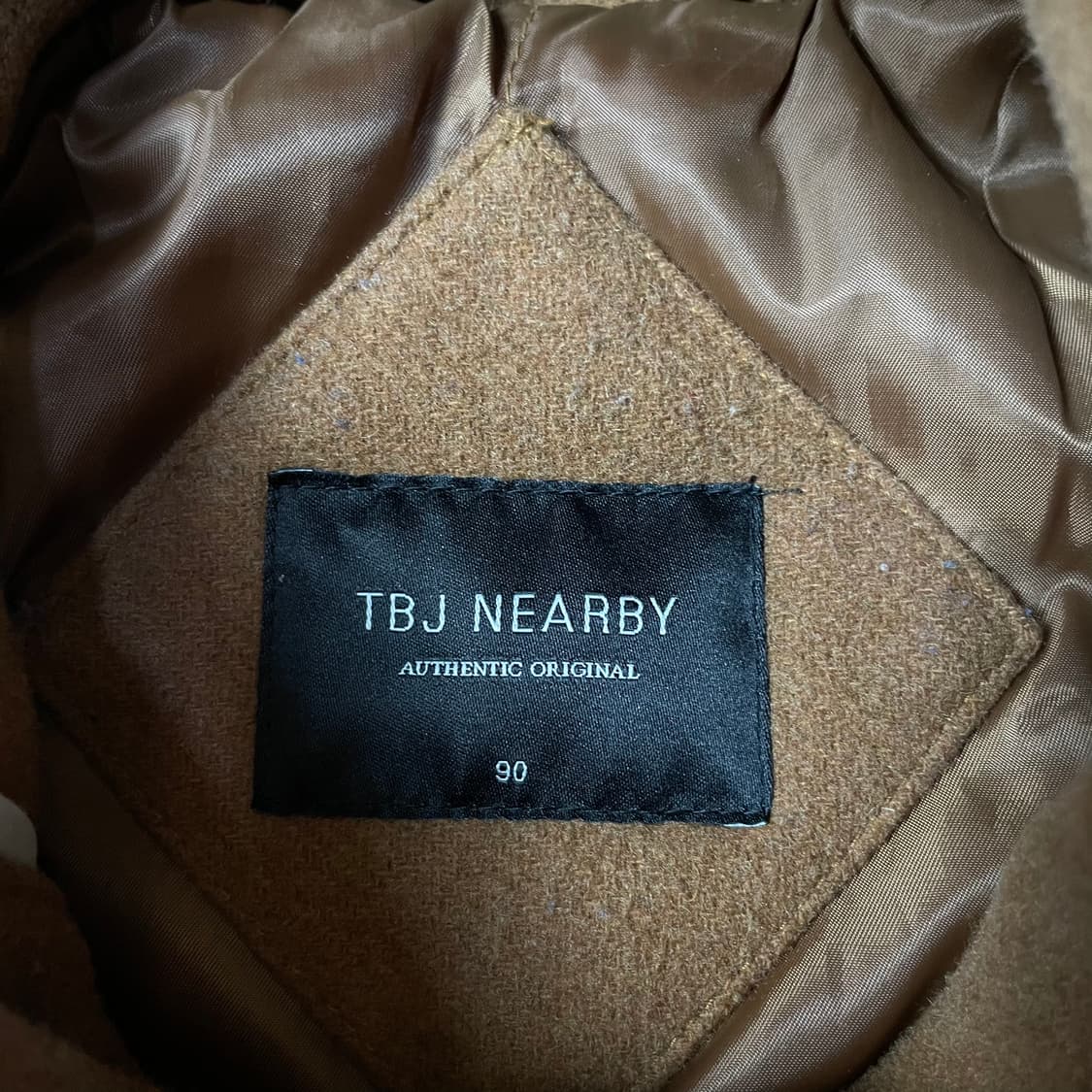 TBJ 브라운카멜 숏 더플코트 상품이미지6