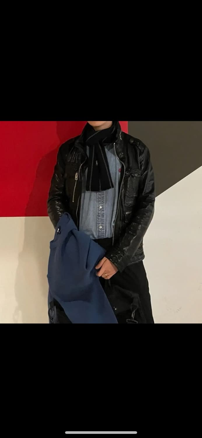 [Vintage]  Buckaroo 프리미엄 레더 m65 자켓 L 상품이미지1