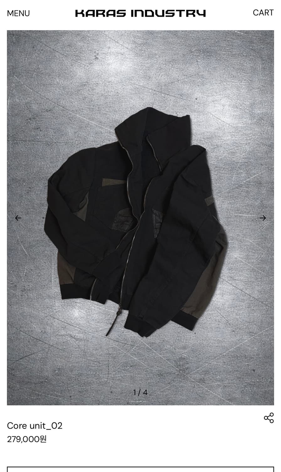 karas industry 자켓 상품이미지1