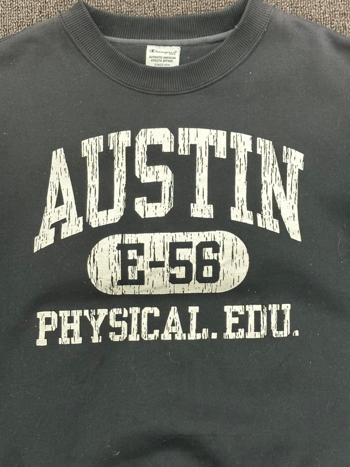 L)챔피온 vintage 오스틴 그래픽 블랙 스웻셔츠 상품이미지3