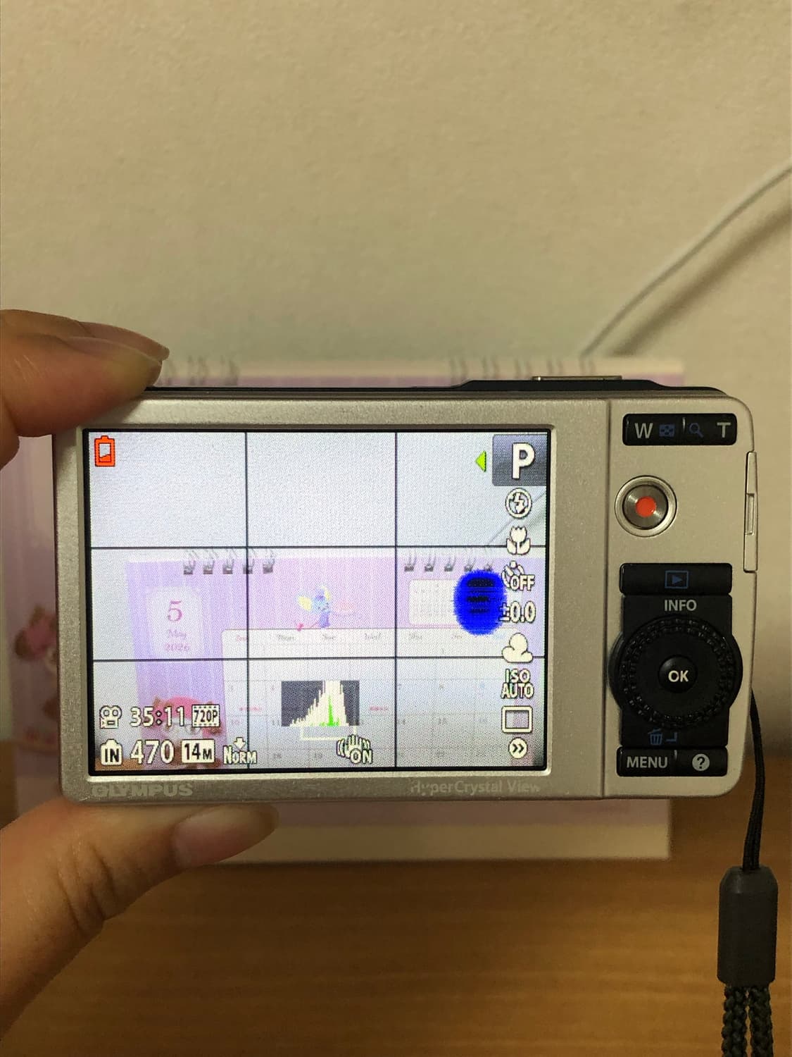 올림푸스 뮤 7040 핑크 디지털 카메라 디카 상품이미지2