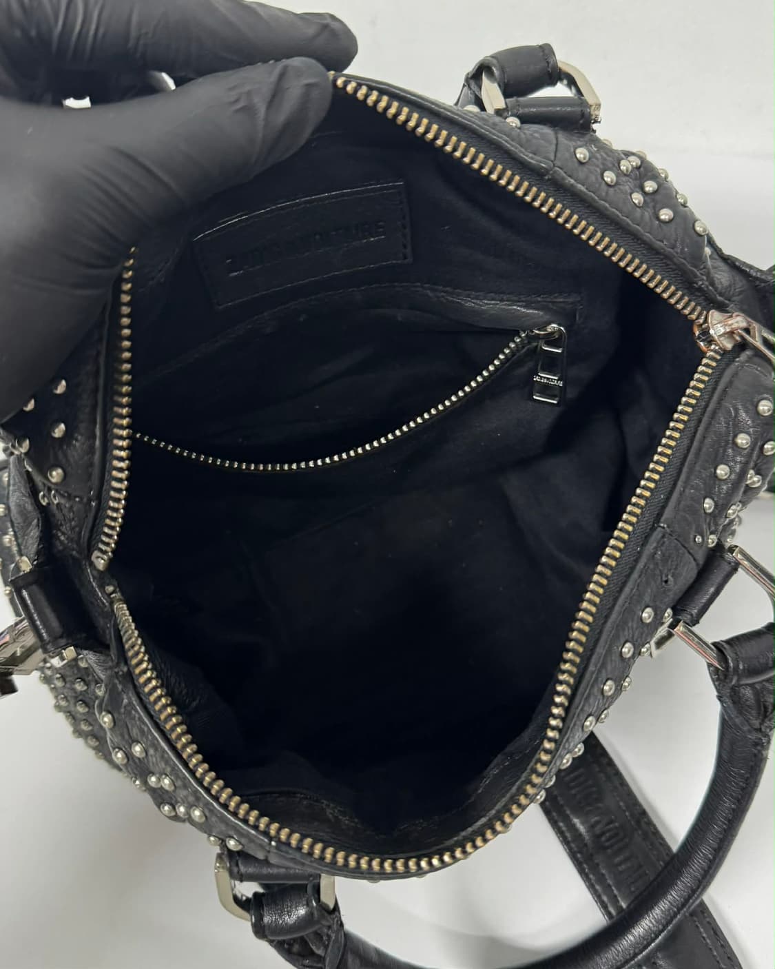 자딕앤볼테르 XS 써니 스터드 가죽 미니 투웨이 크로스 토트백 상품이미지6