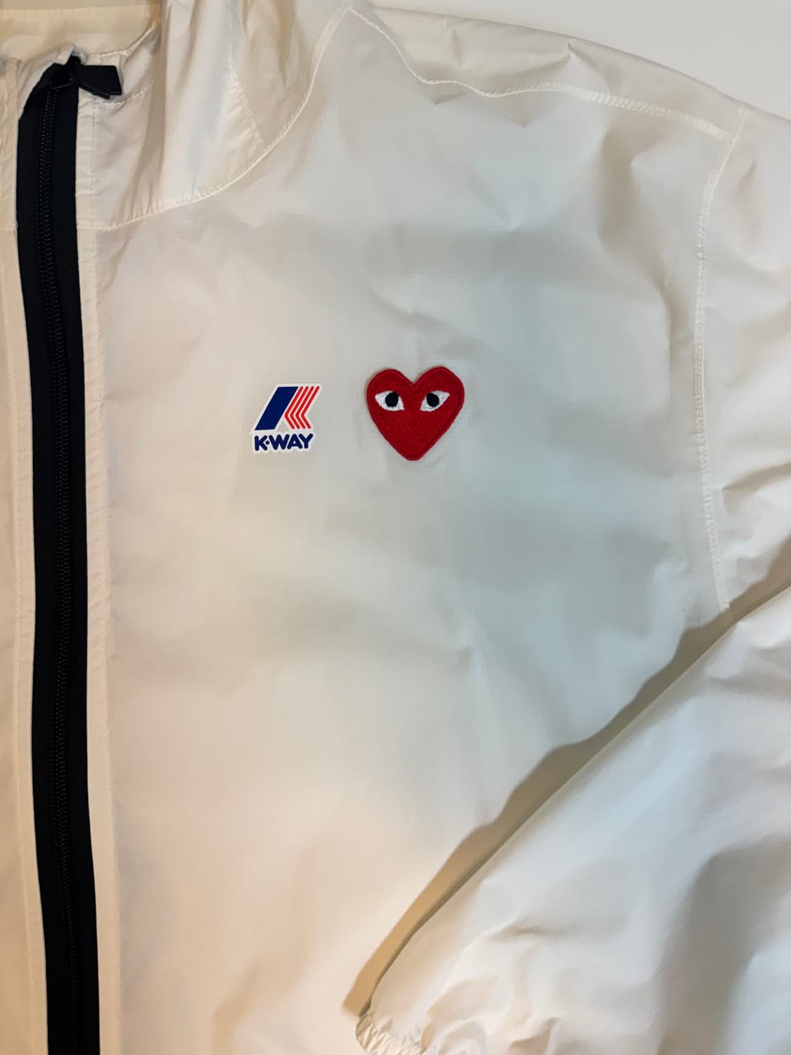 꼼데가르송 X 까웨 후드 레인 자켓 2XL 상품이미지4