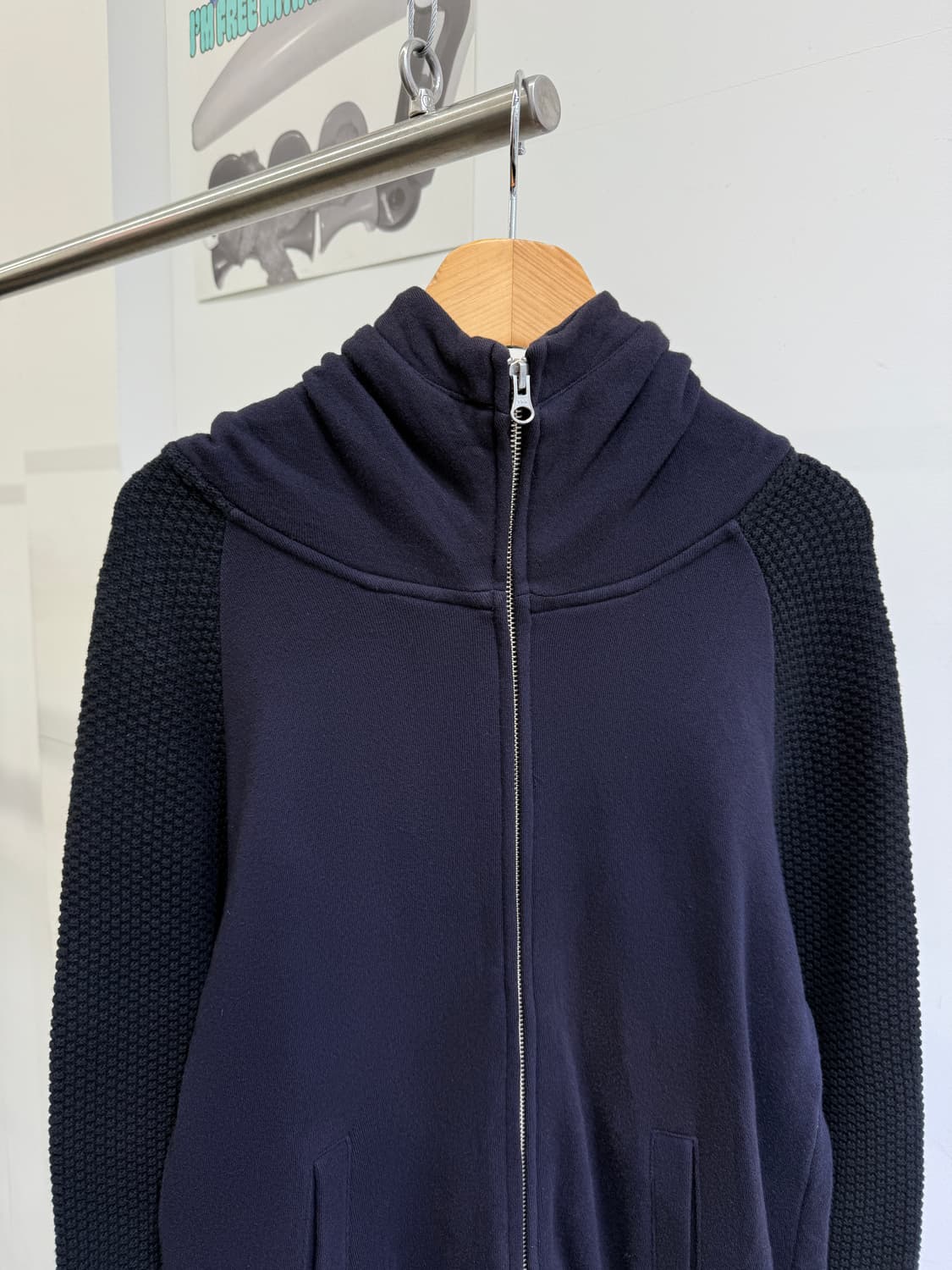 ABA HOUSE 아바하우스 판넬 투웨이 집업 후디 상품이미지2