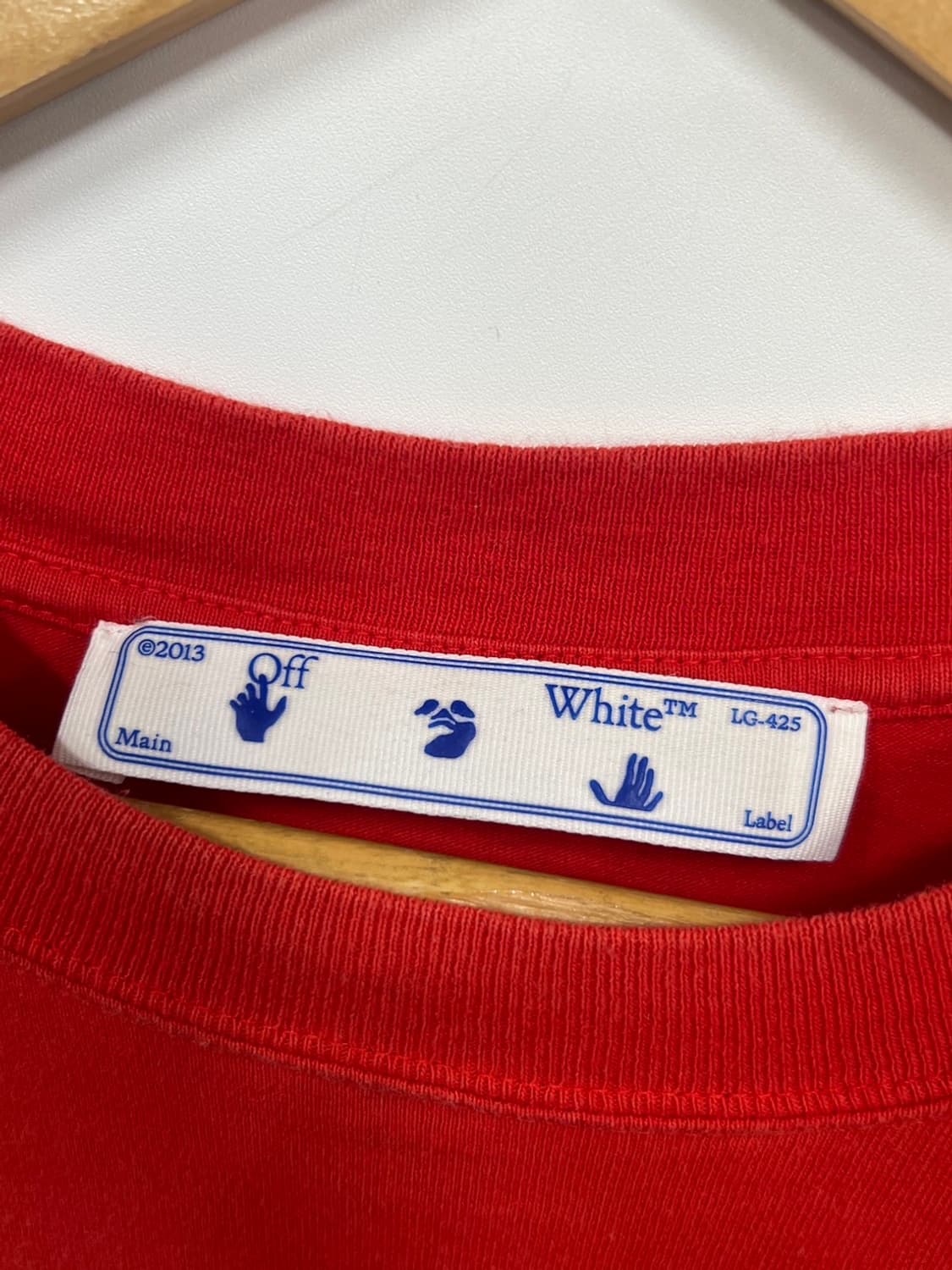 오프화이트 모나리자 애로우 오버 프린팅 반팔 티셔츠 상품이미지5