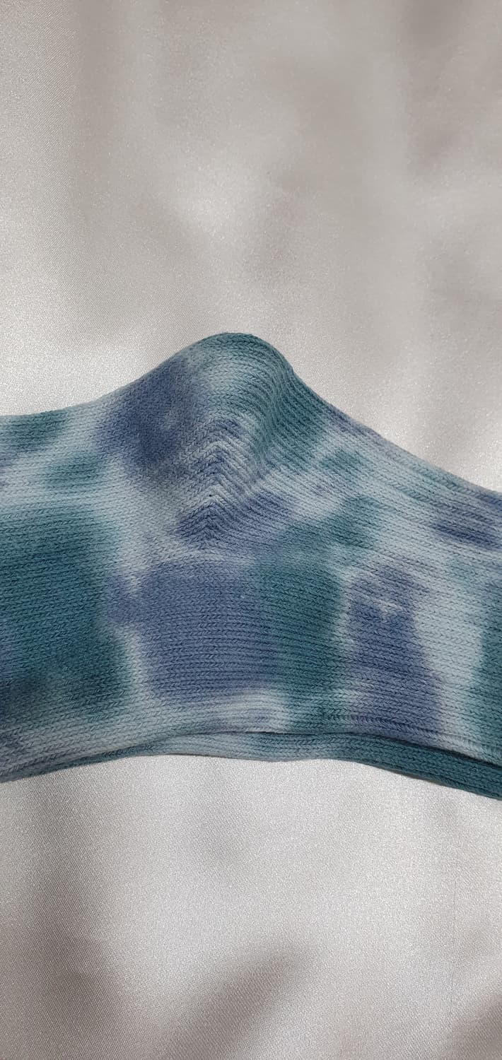 다크그린 아리즈 에리즈  물나염 타이 다이 롱 삭스 무릎양말 긴양말 상품이미지3