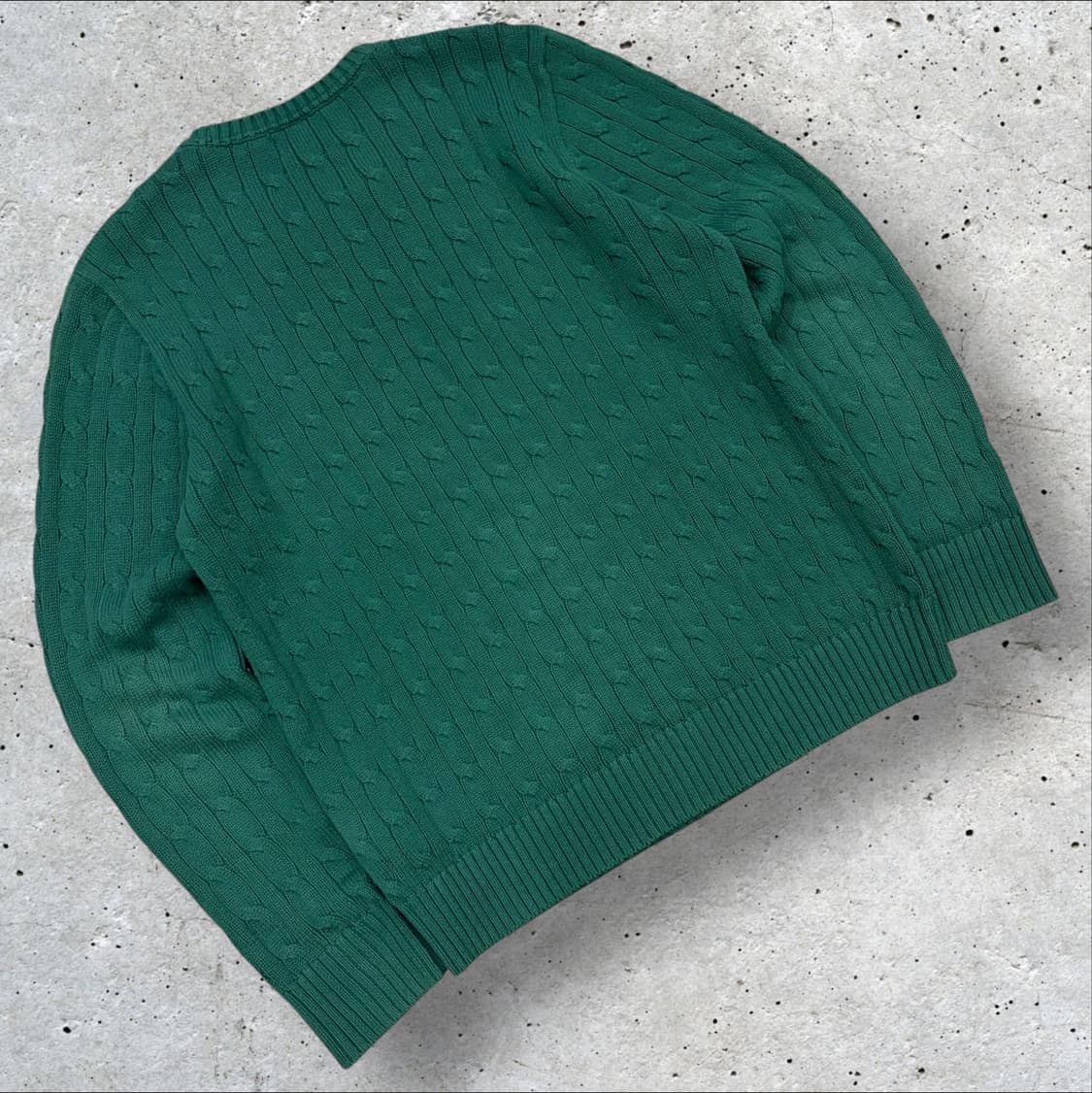 [XL] 폴로 랄프로렌 케이블 코튼 니트 그린 C550 상품이미지2